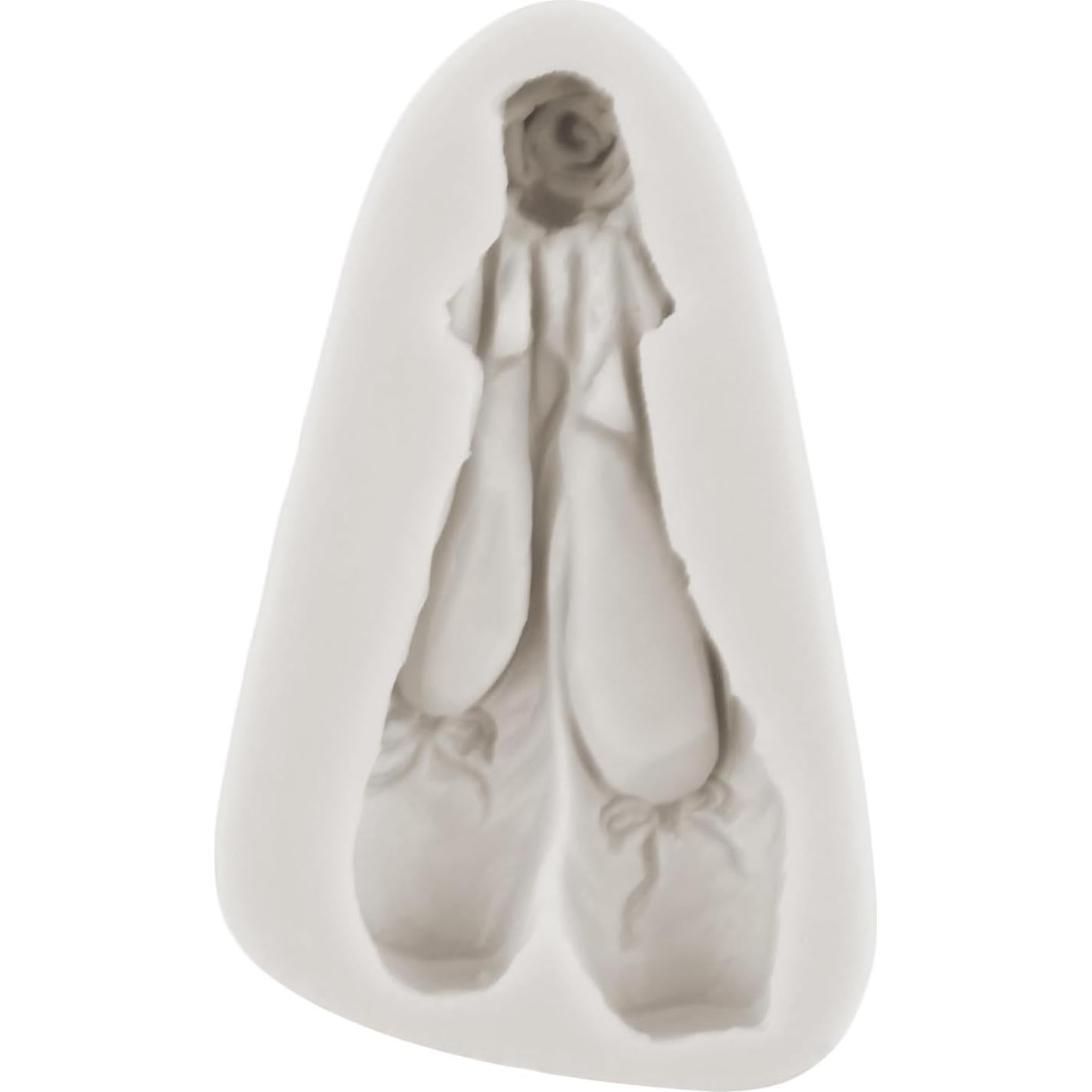 Moldes de Silicona para Pasteles MINFEIDMS - 4 Piezas Bailarina