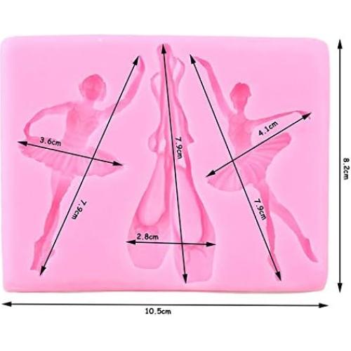 Molde de Silicona para Zapatos de Bailarina Seedomes 1pc