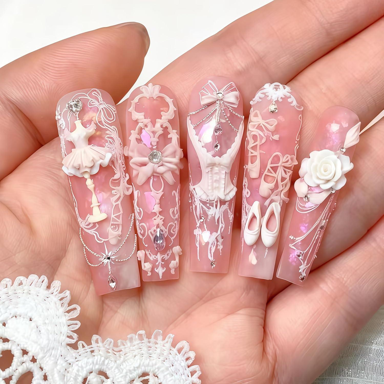 Molde de Silicona 3D Vestido Princesa y Zapatos Ballet BHCCXZ