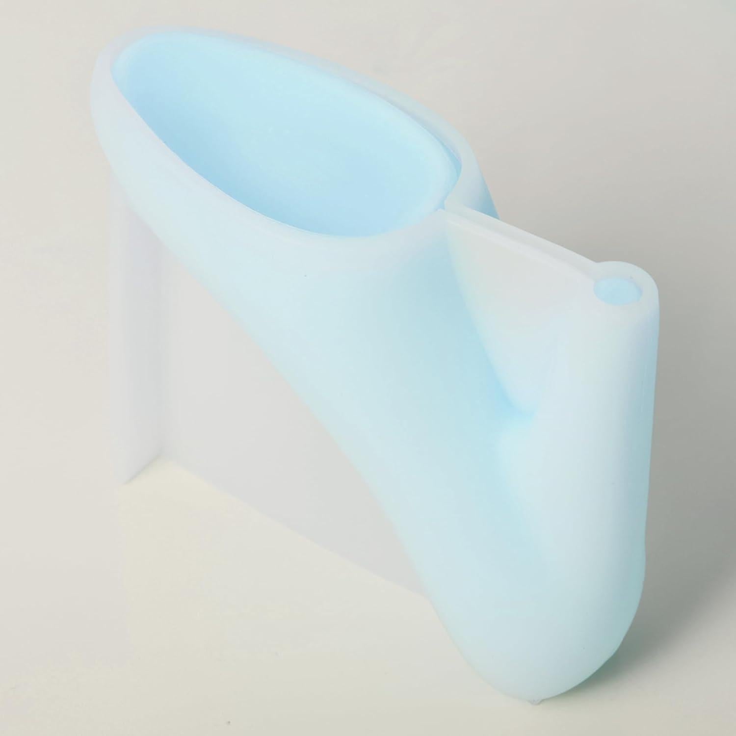 Molde de Silicona Zapato Tacón Alto Genérico Blanco 13.5x11.5cm