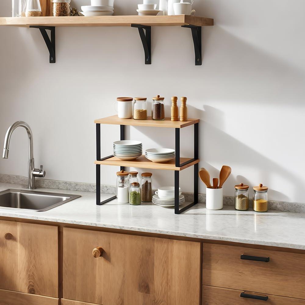 Estante Organizador de Gabinete HEY FOLY, 2 Piezas, 29.7 cm