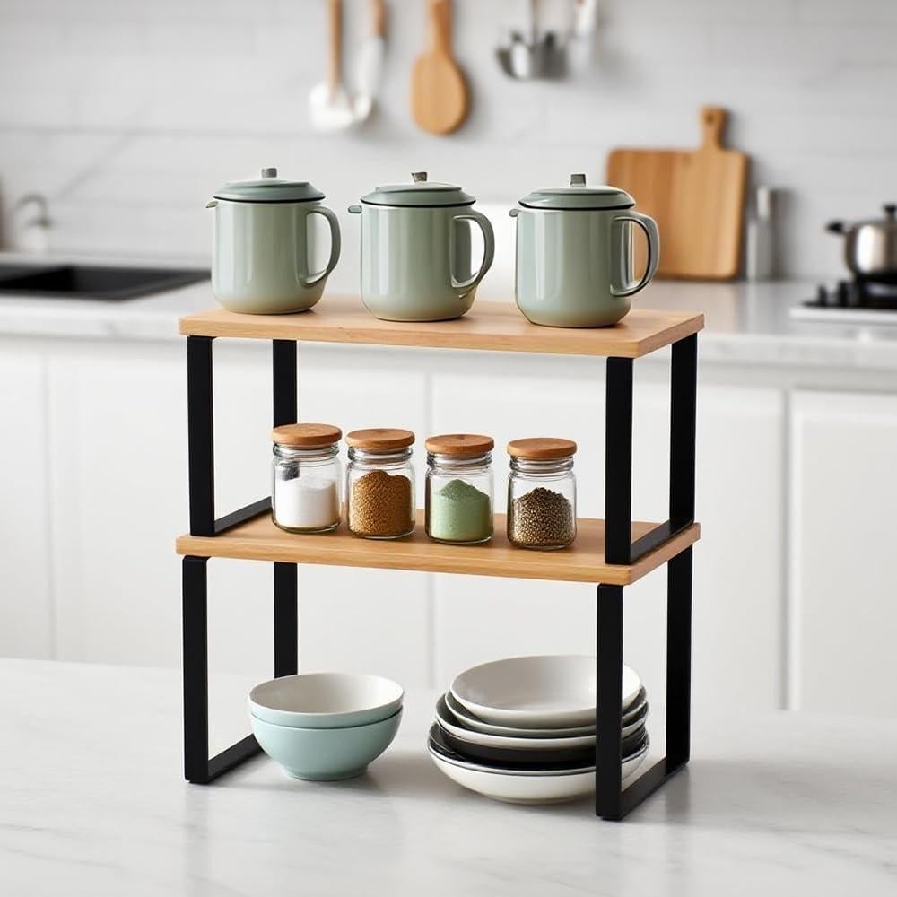 Estante Organizador de Gabinete HEY FOLY, 2 Piezas, 29.7 cm