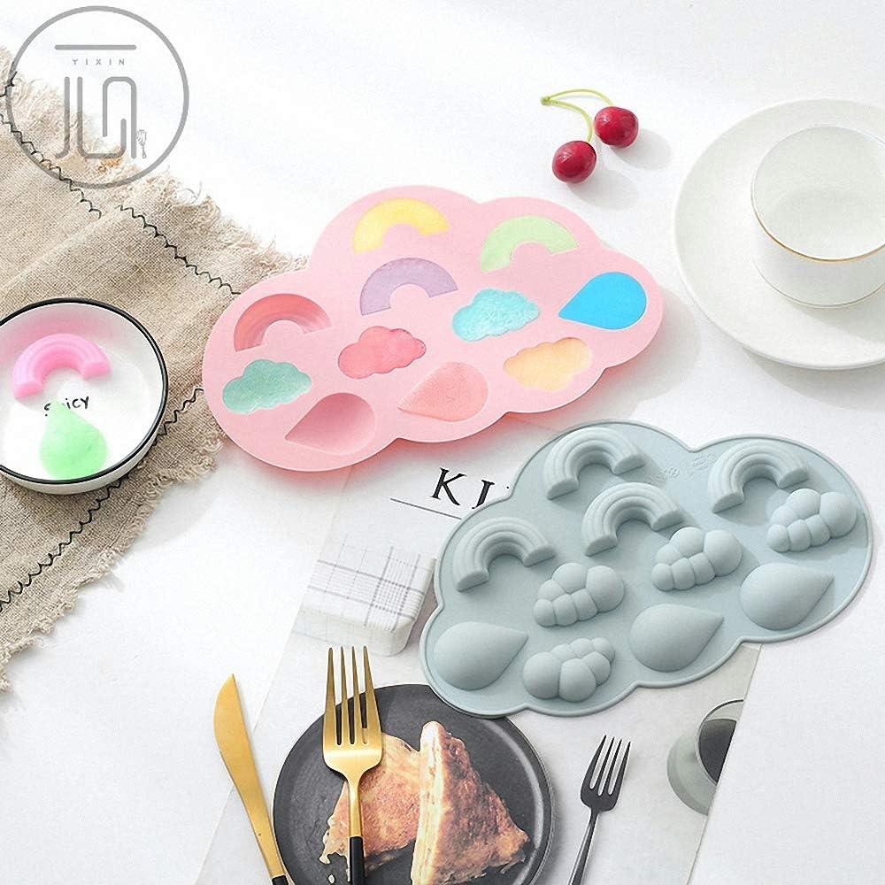 Molde de Silicona HiParty Nube y Gota de Lluvia 2 Pcs