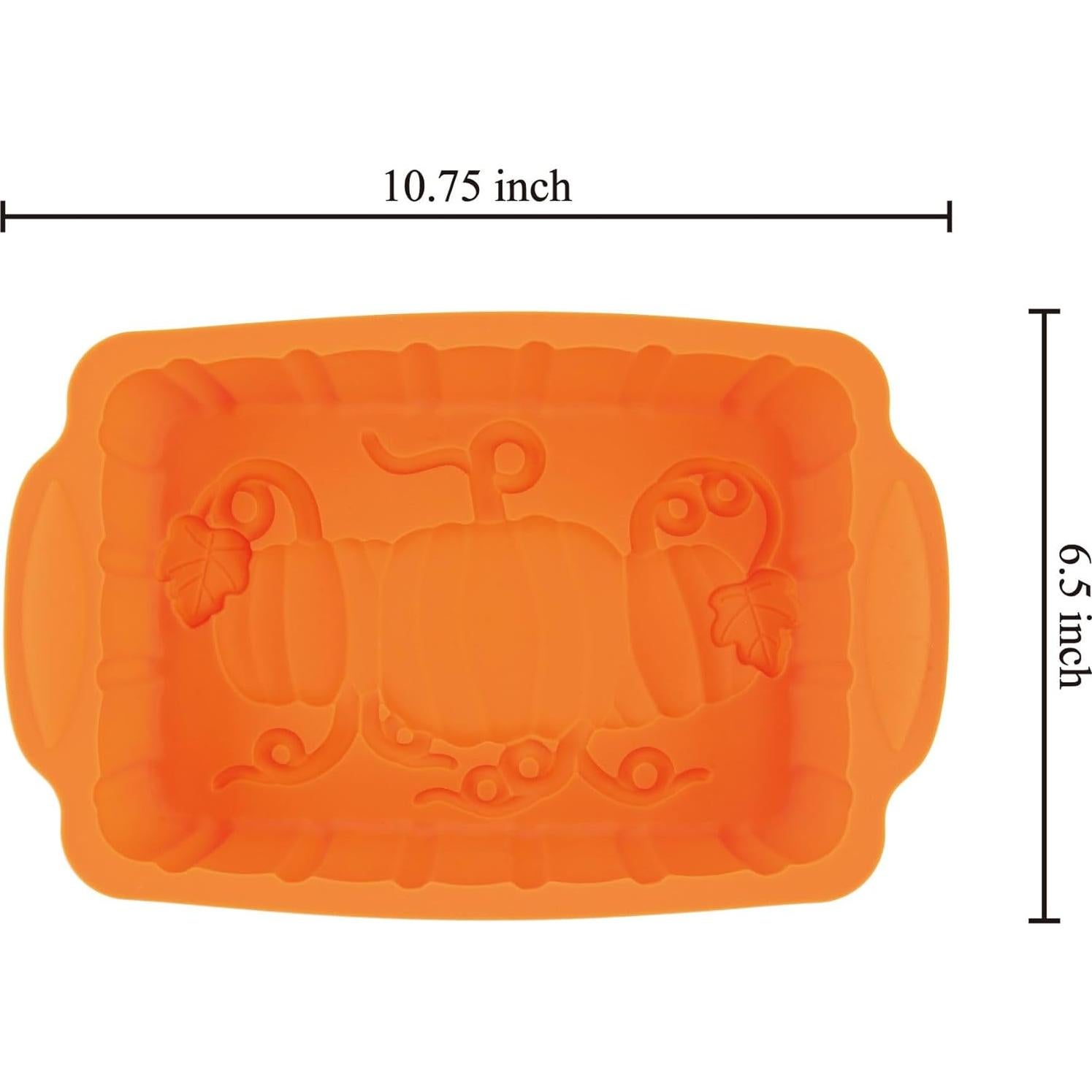 Juego de 2 Moldes de Silicona para Pan de Calabaza Supreme Housewares