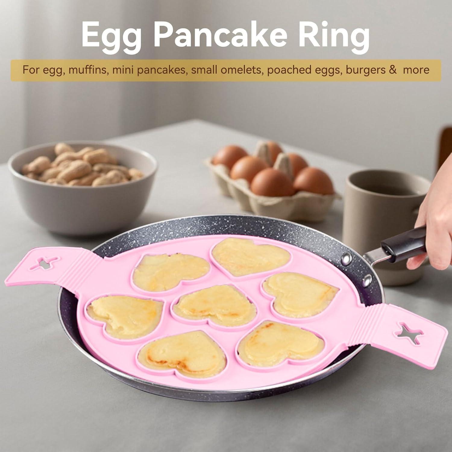 Molde de Silicona Antiadherente Agatige 2PCS Estrella y Corazón