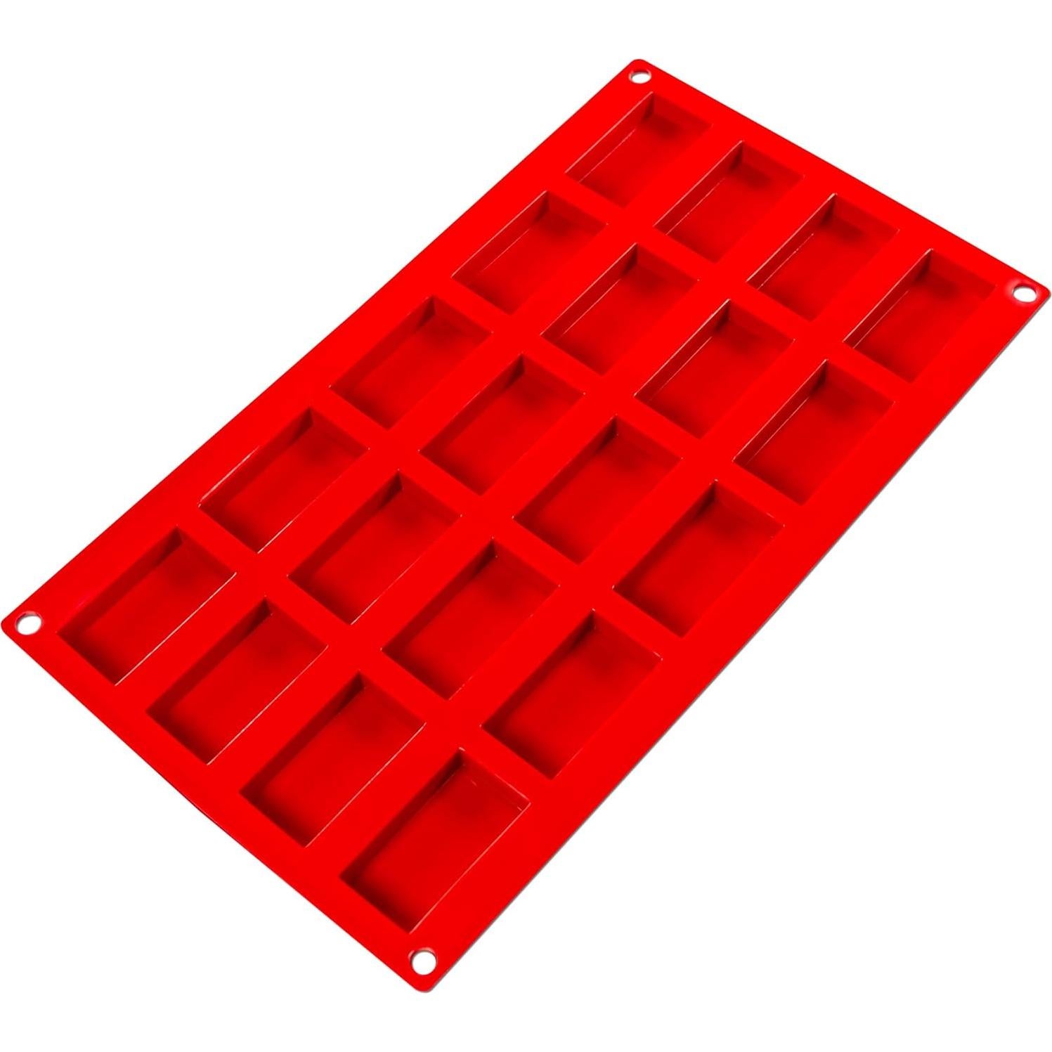 Molde de Silicona Fat Daddio's 20 Cavidades Financier 29.8x17.1 cm