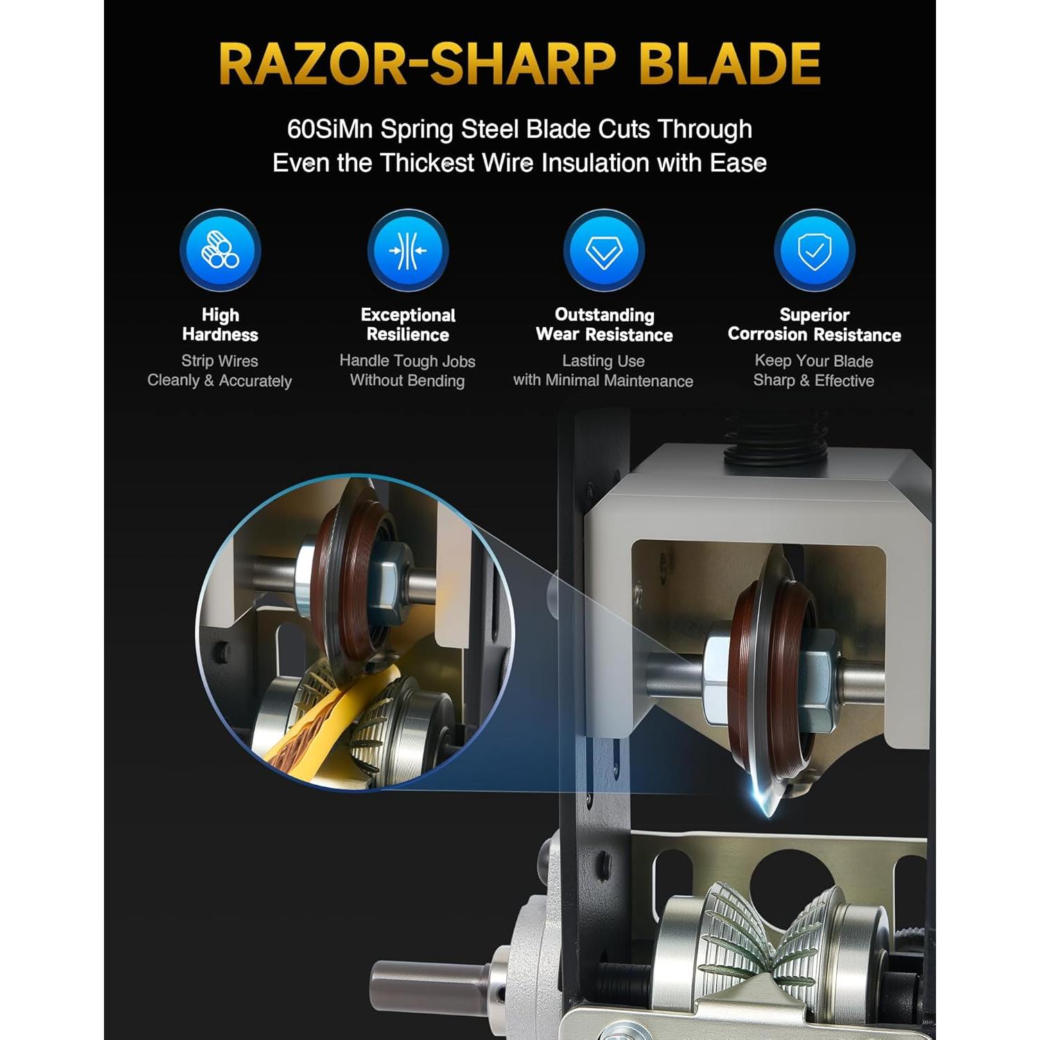 Desforradora Manual de Cables CREWORKS 0.06-1 Pulgada