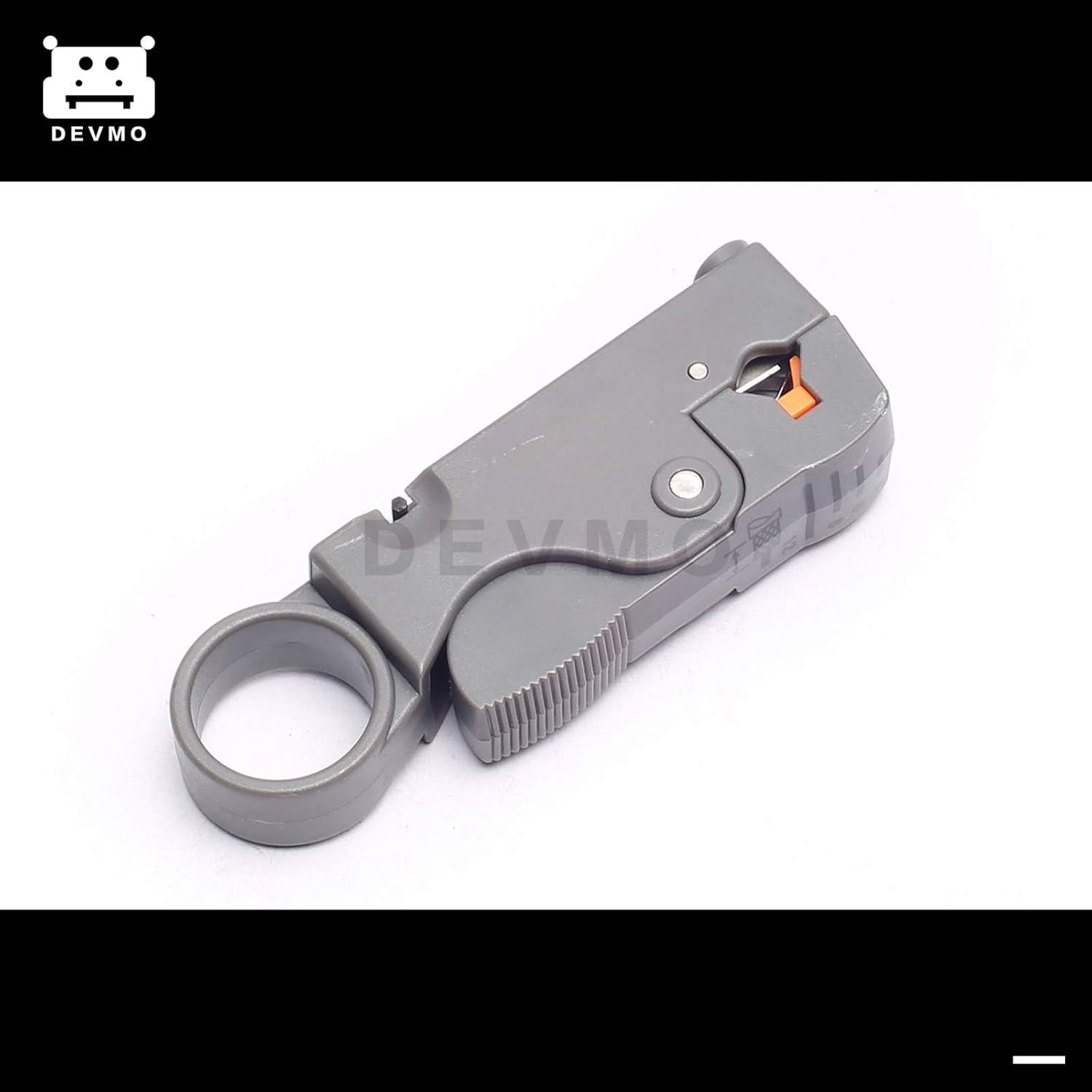 Herramienta Desforradora de Cable Coaxial DEVMO RG6 RG11 RG58 RG59