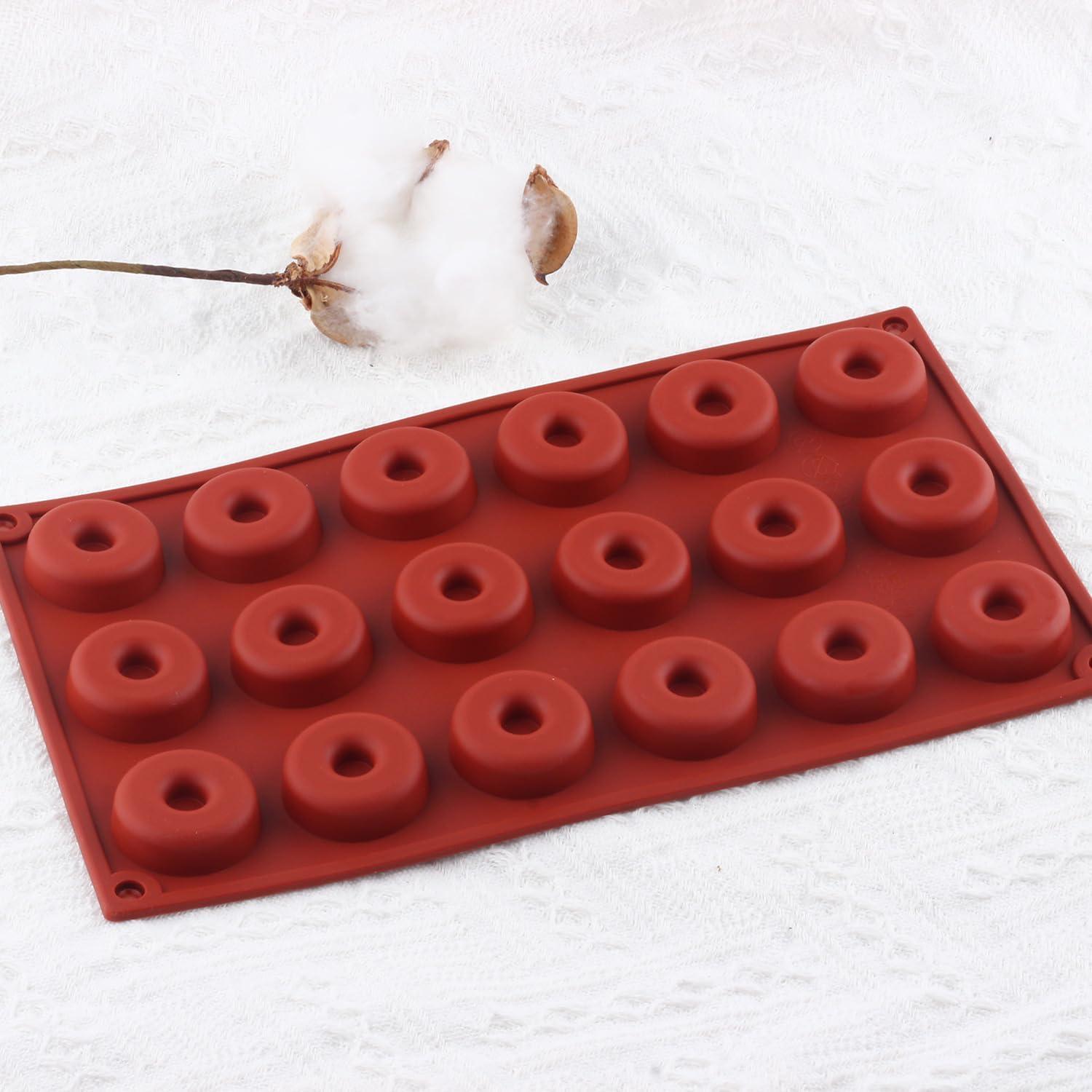 Molde de Silicona para Donuts AIBOYA 29x17 cm Reutilizable