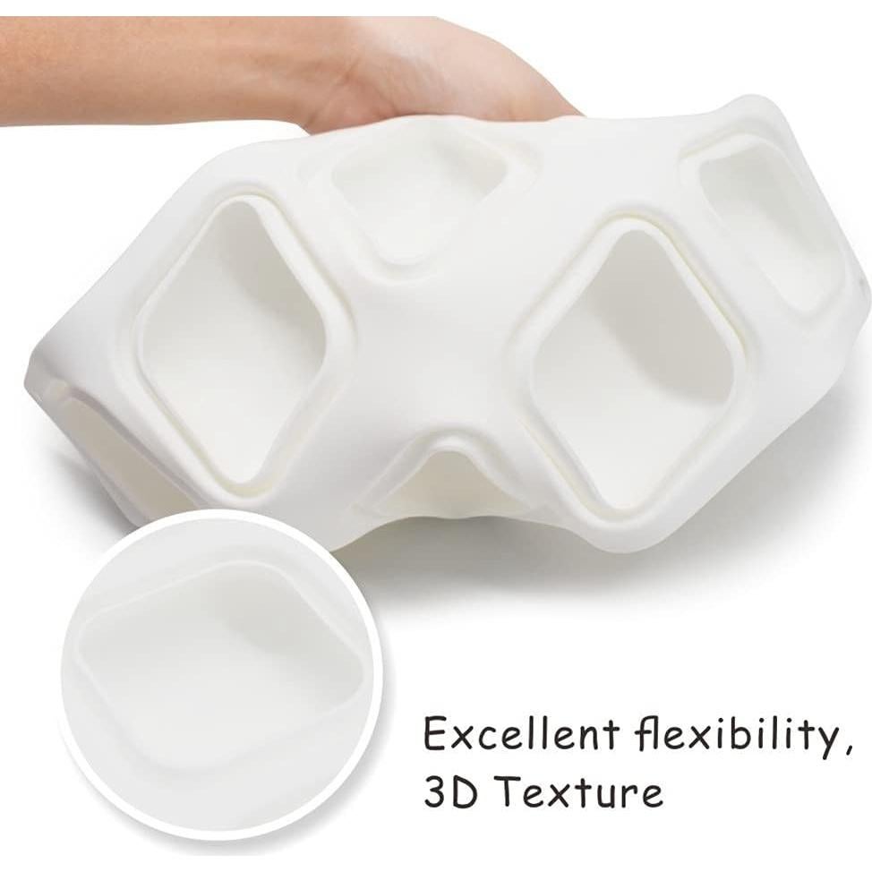 Molde de Silicona Cuadrado 8 Cavidades TUKE para Hornear