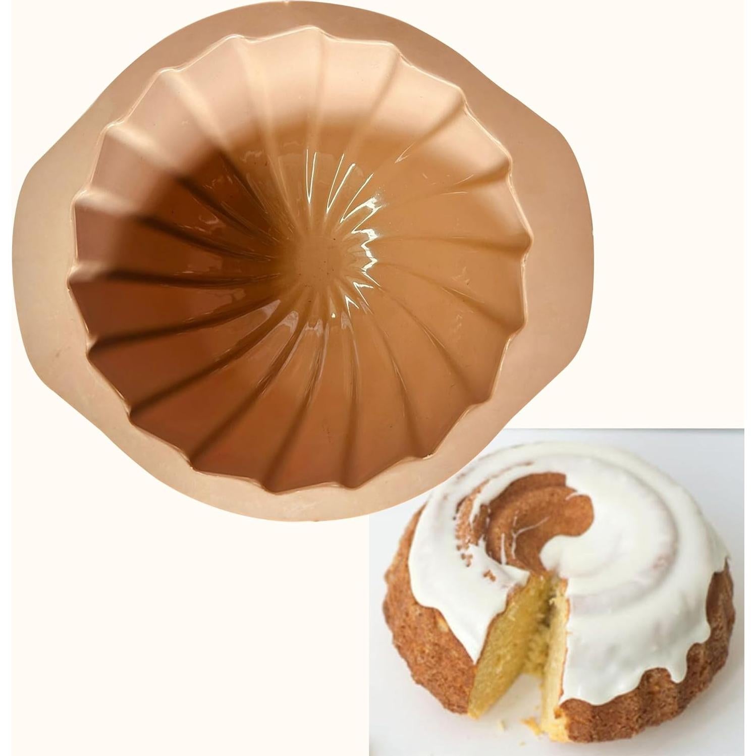 Paquete de 3 Moldes de Silicona RUPS KITCHENWARE Antiadherentes