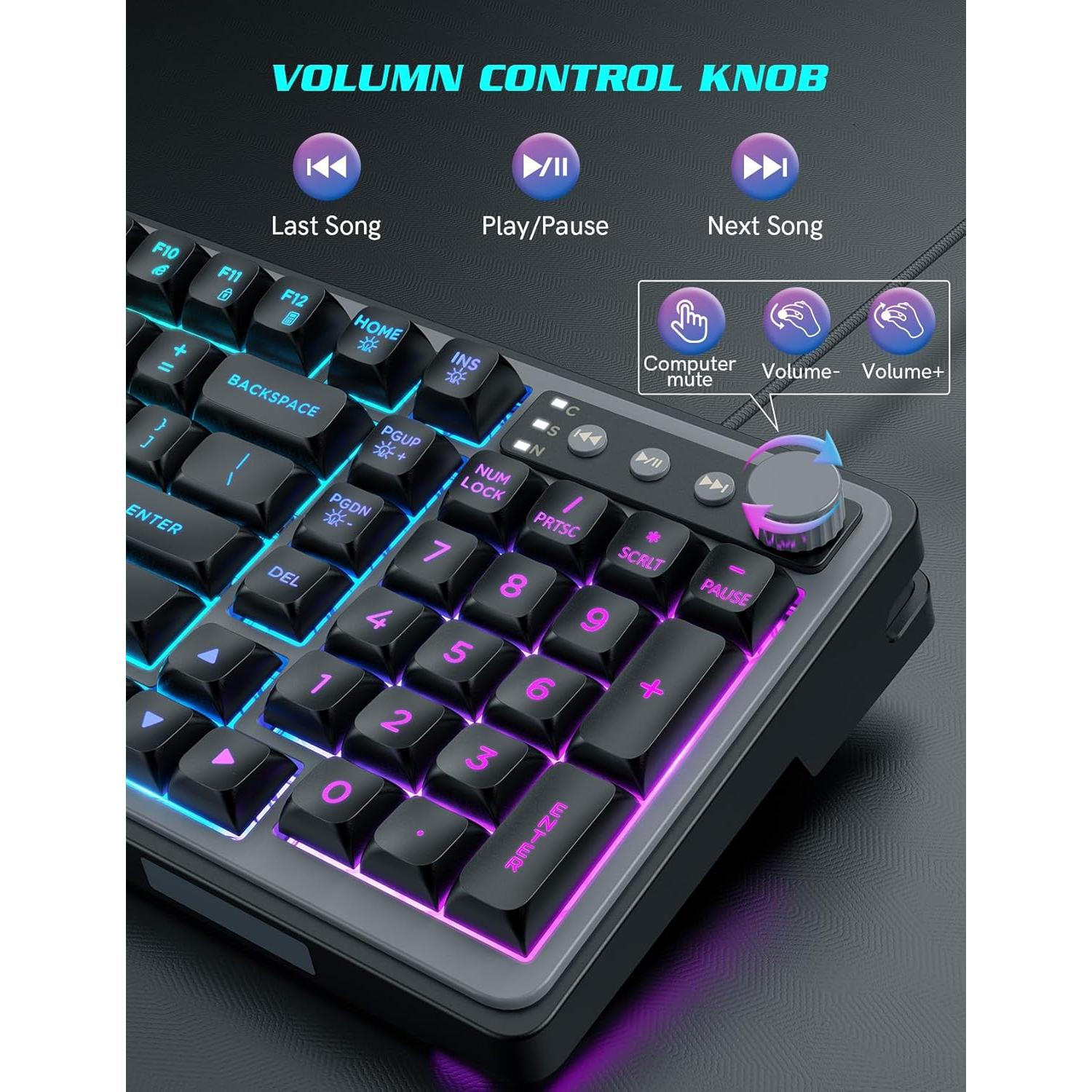 Combo Teclado y Ratón Gaming Trueque KW98 RGB Iluminado
