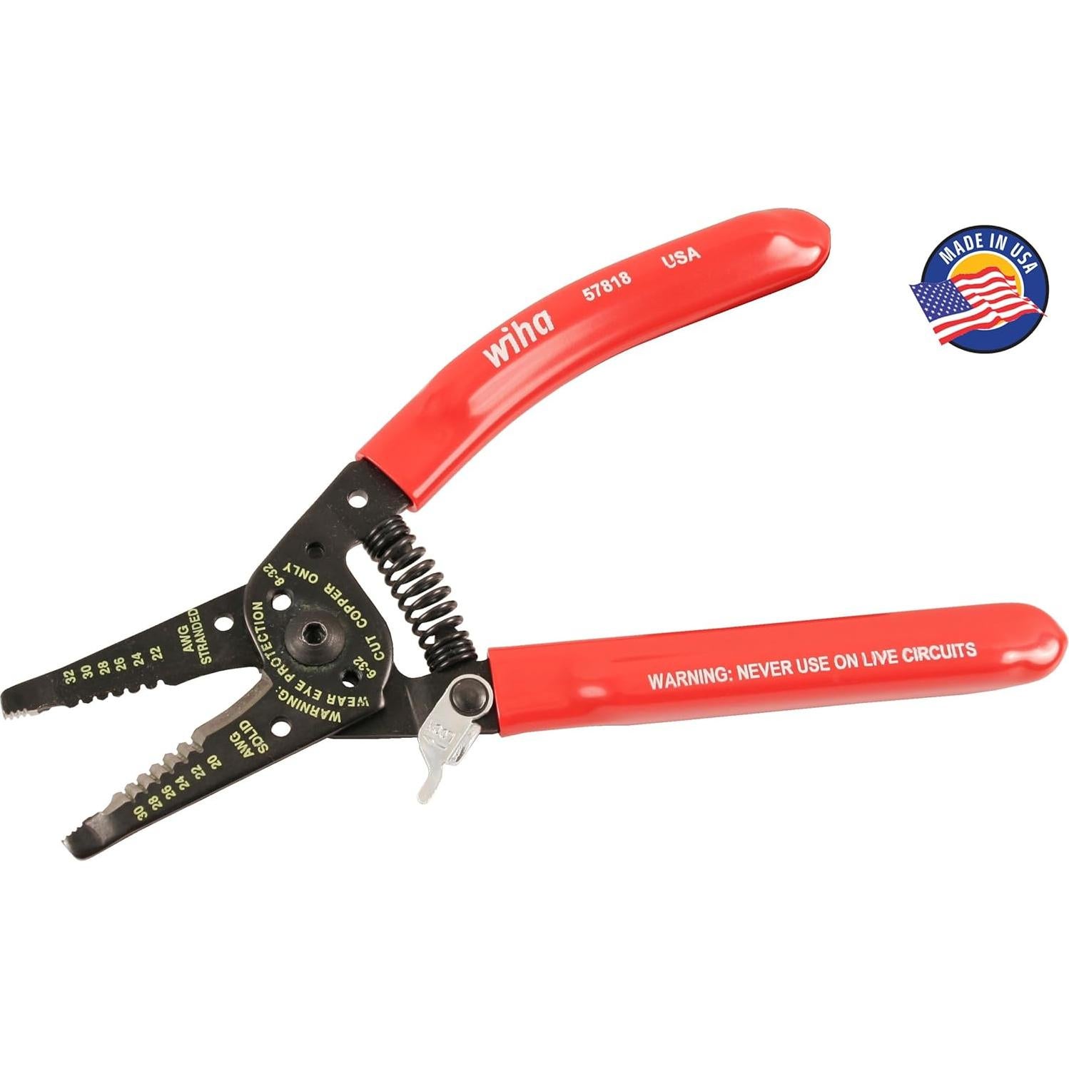 Alicates de Pelar Cables Wiha 57818 Ergonómicos