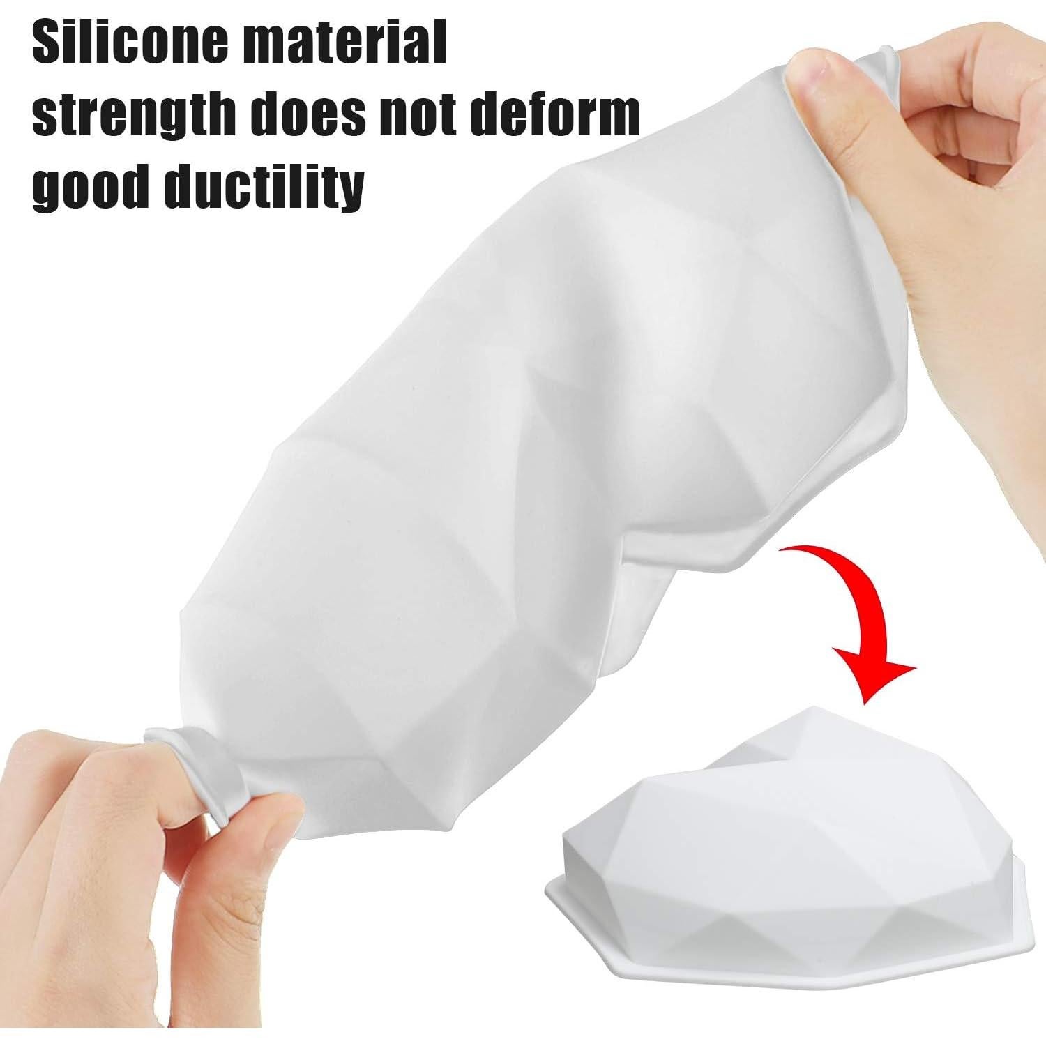 Moldes de Silicona Corazón Patelai 3 Pcs 22x18 cm