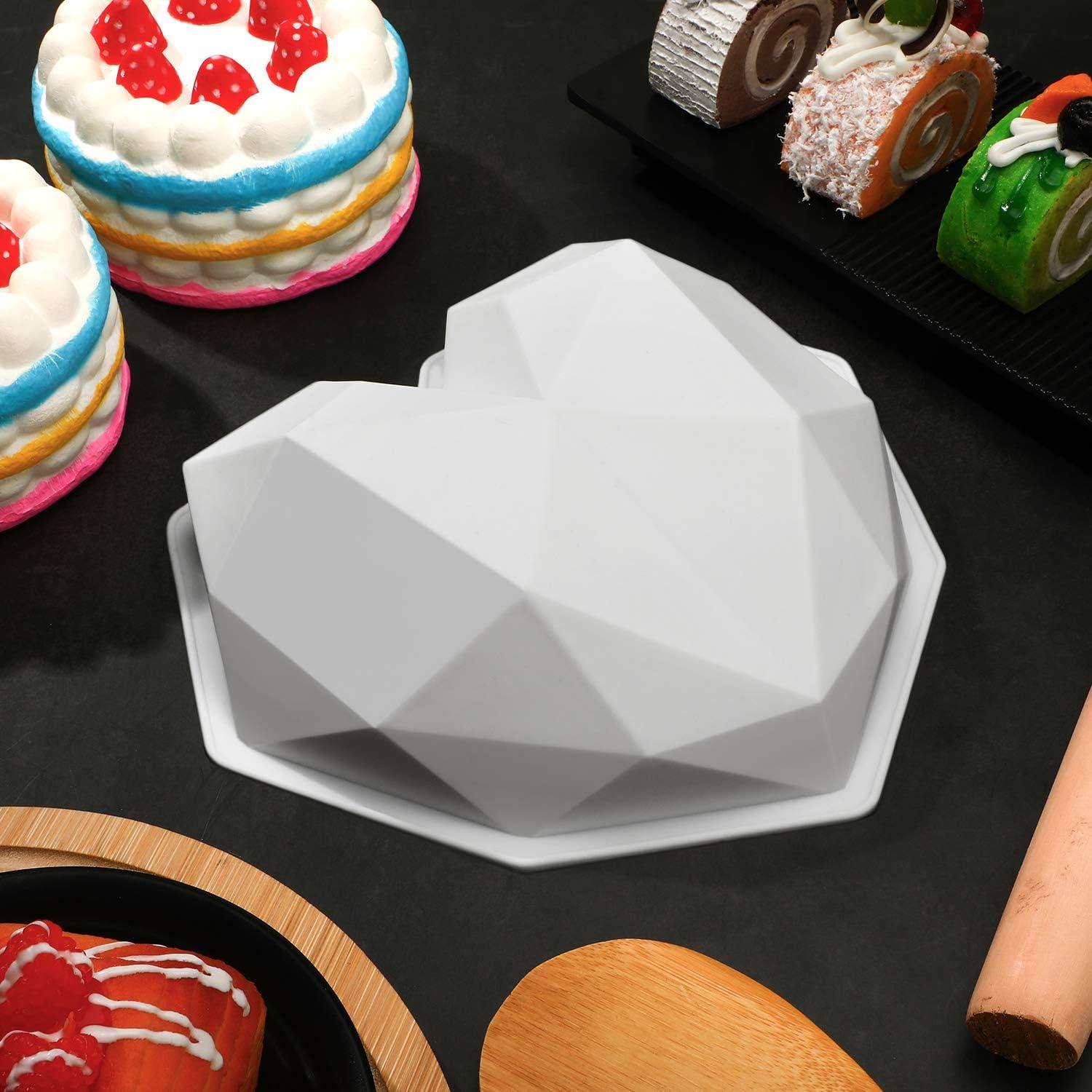 Moldes de Silicona Corazón Patelai 3 Pcs 22x18 cm