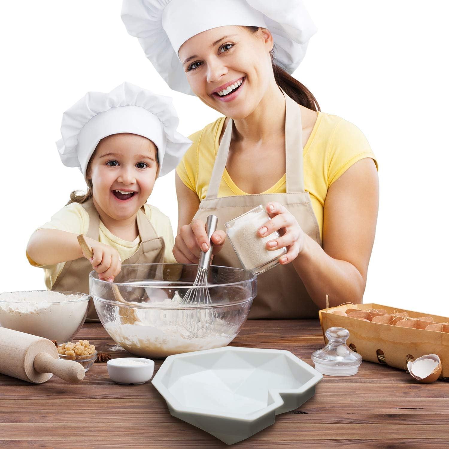 Moldes de Silicona Corazón Patelai 3 Pcs 22x18 cm