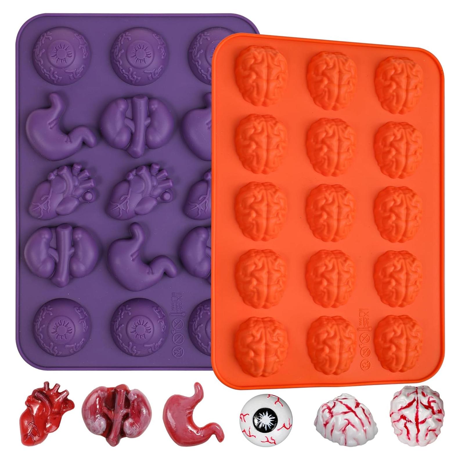 Moldes de Silicona para Chocolate Halloween Kamehame 2 Piezas