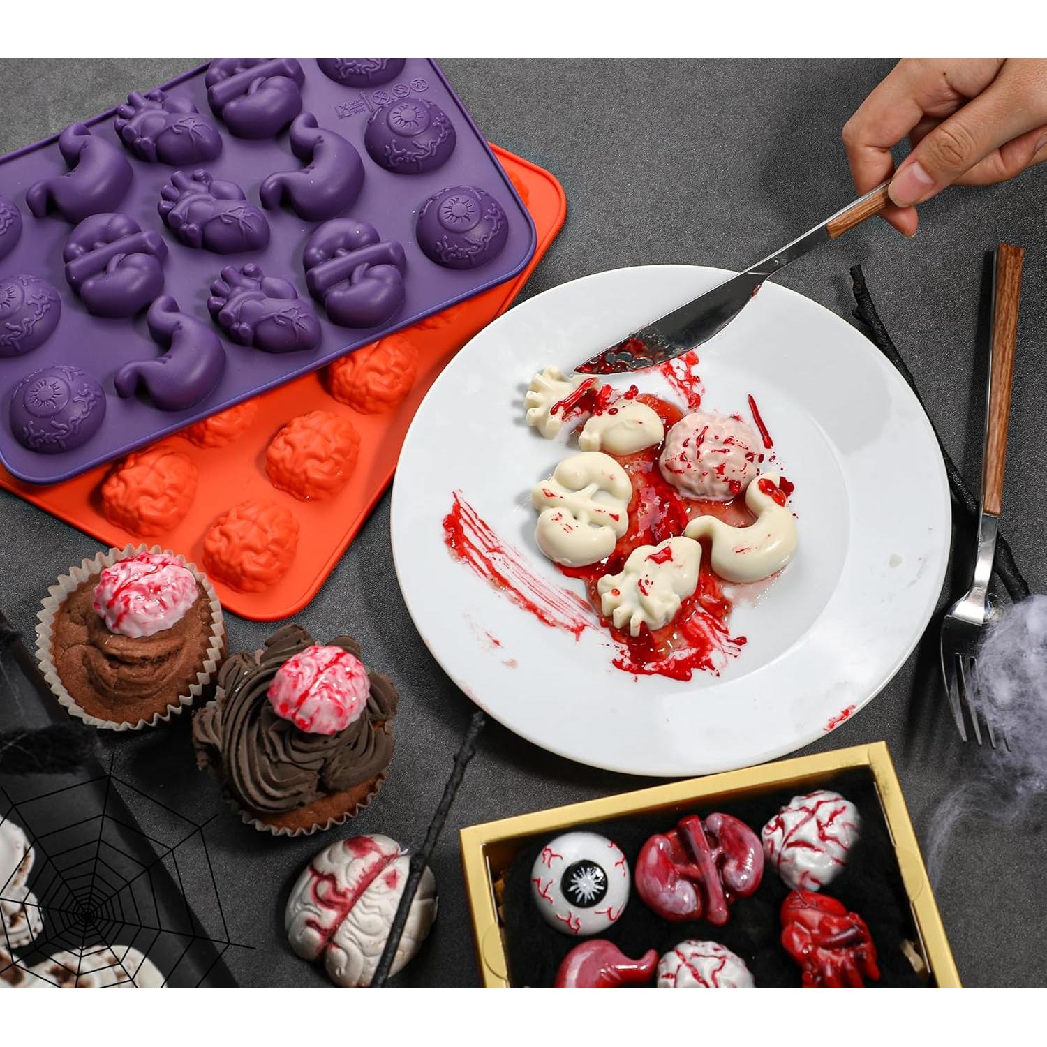 Moldes de Silicona para Chocolate Halloween Kamehame 2 Piezas