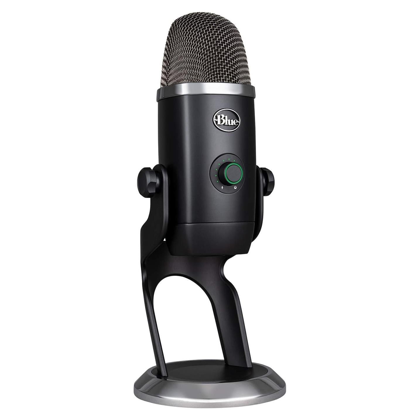 Logitech for Creators Blue Yeti X USB Microphone for Gaming, Streaming, Podcasting, Twitch, YouTube, Discord, Recording for PC and Mac, 4 Polar Patterns, Studio Quality Sound, Plug & Play-Black