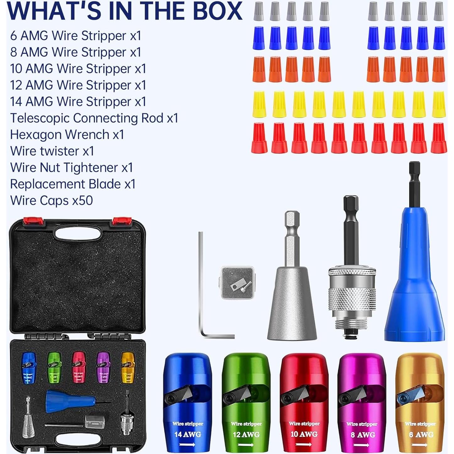 Herramienta Desforradora y Retorcedora de Cables Ainazongo 10 en 1