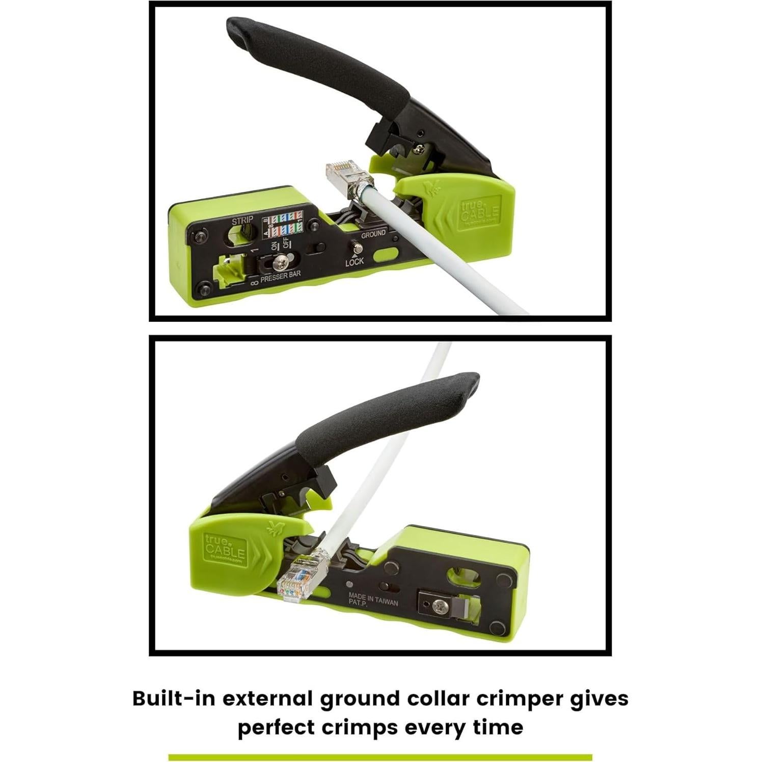 Herramienta de Crimpado RJ45 trueCABLE trueCRIMP V3 - Todo en Uno