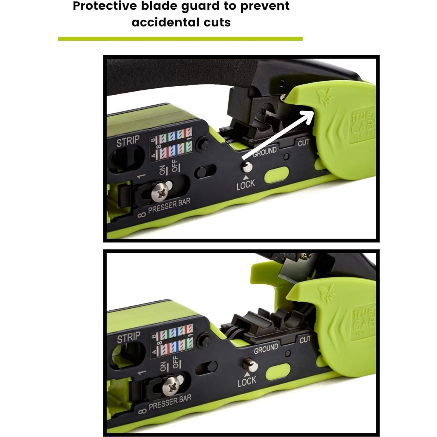 Herramienta de Crimpado RJ45 trueCABLE trueCRIMP V3 - Todo en Uno