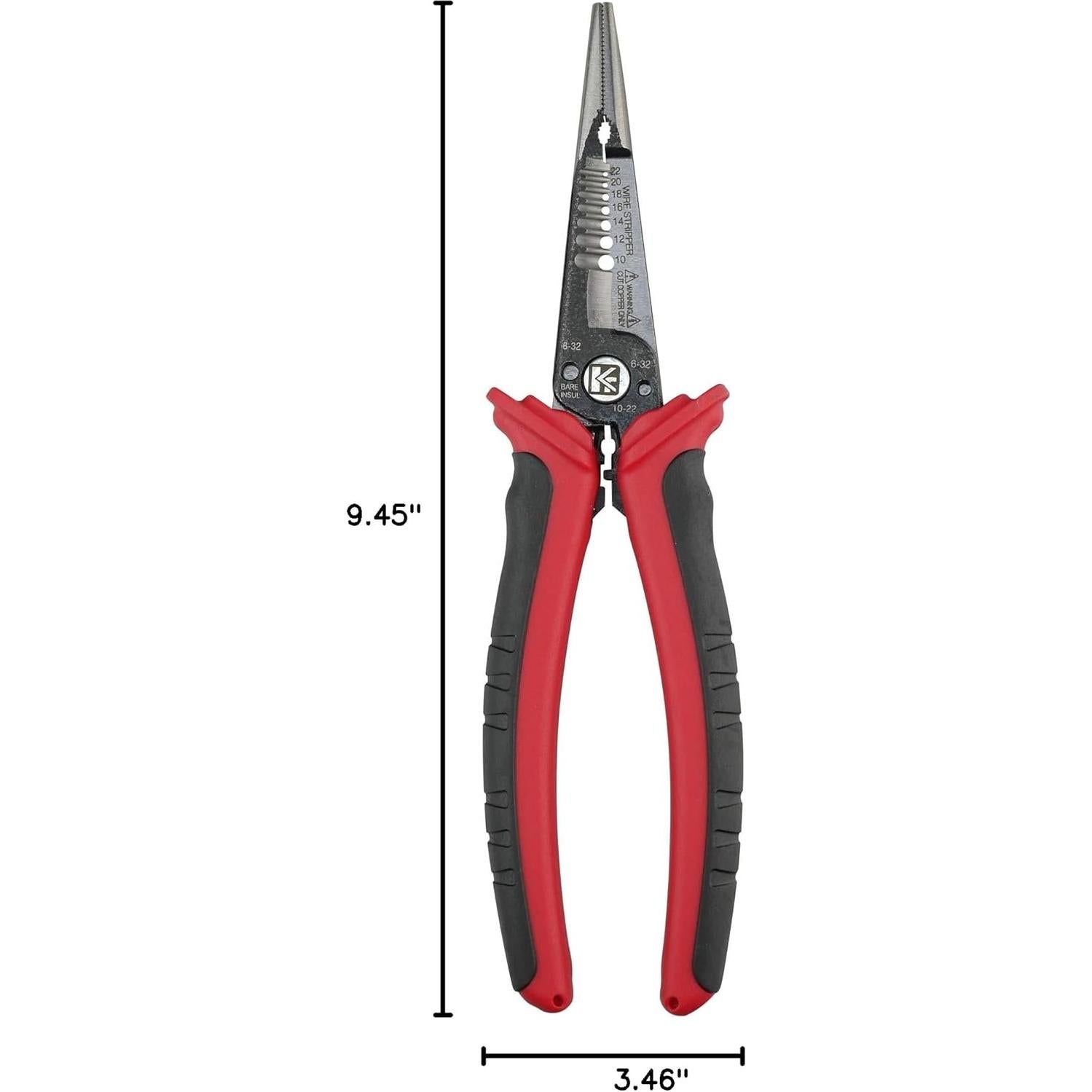 Alicates Combinados 6-en-1 KAIFNT K601 21.6 cm Ergonómicos