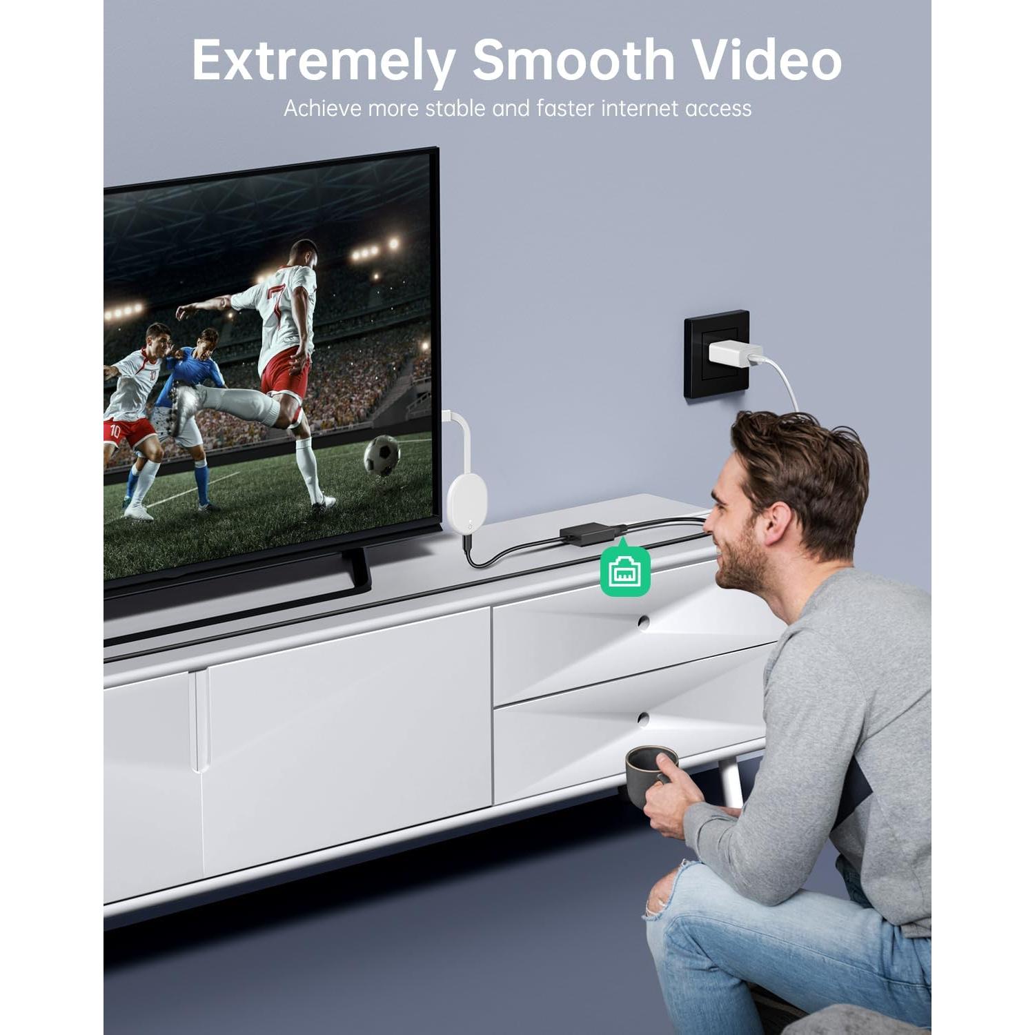 Adaptador Ethernet ELECTOP USB Tipo C a RJ45 100 Mbps Paquete 2