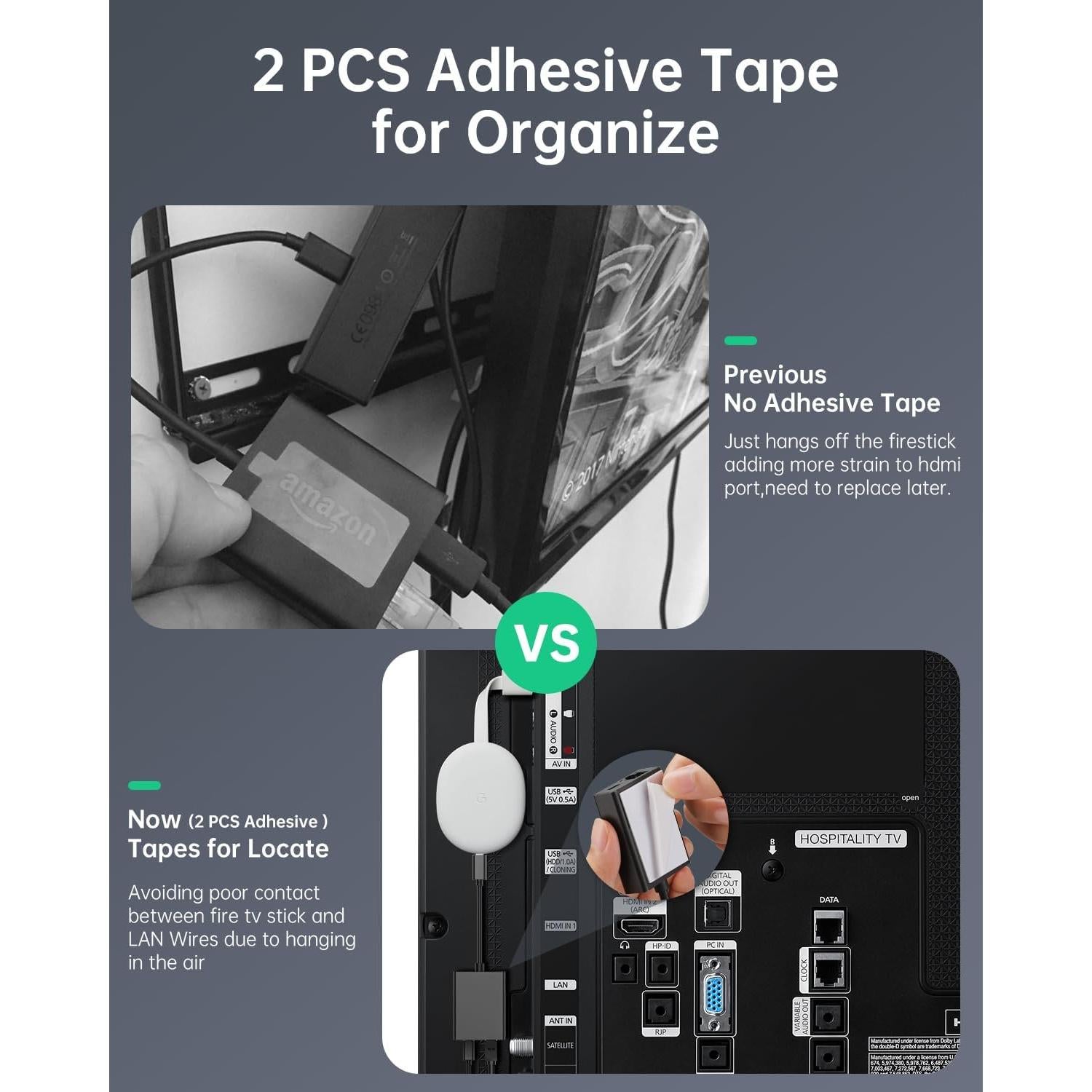 Adaptador Ethernet ELECTOP USB Tipo C a RJ45 100 Mbps Paquete 2