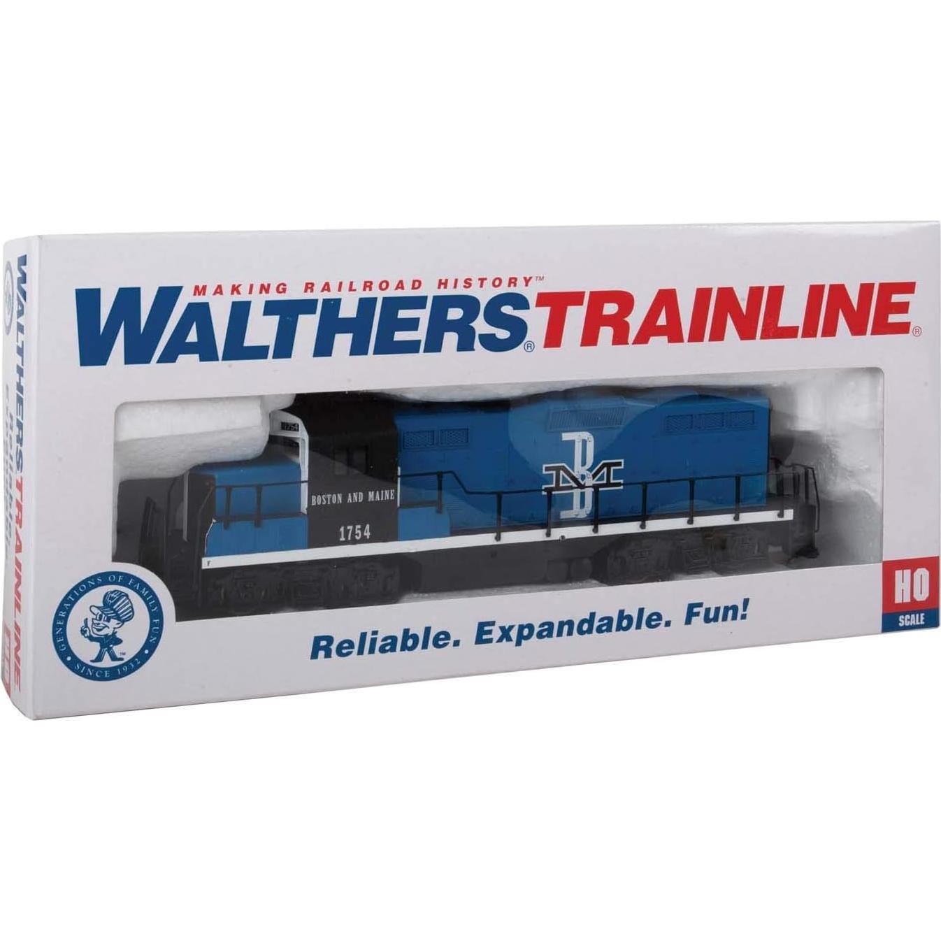 Tren a Escala HO Walthers EMD GP9M Boston & Maine 0.49kg