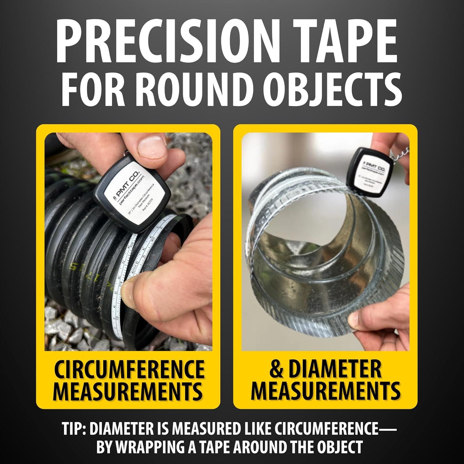 Cinta Métrica Perfecta 2m - Medición de Diámetro y Longitud