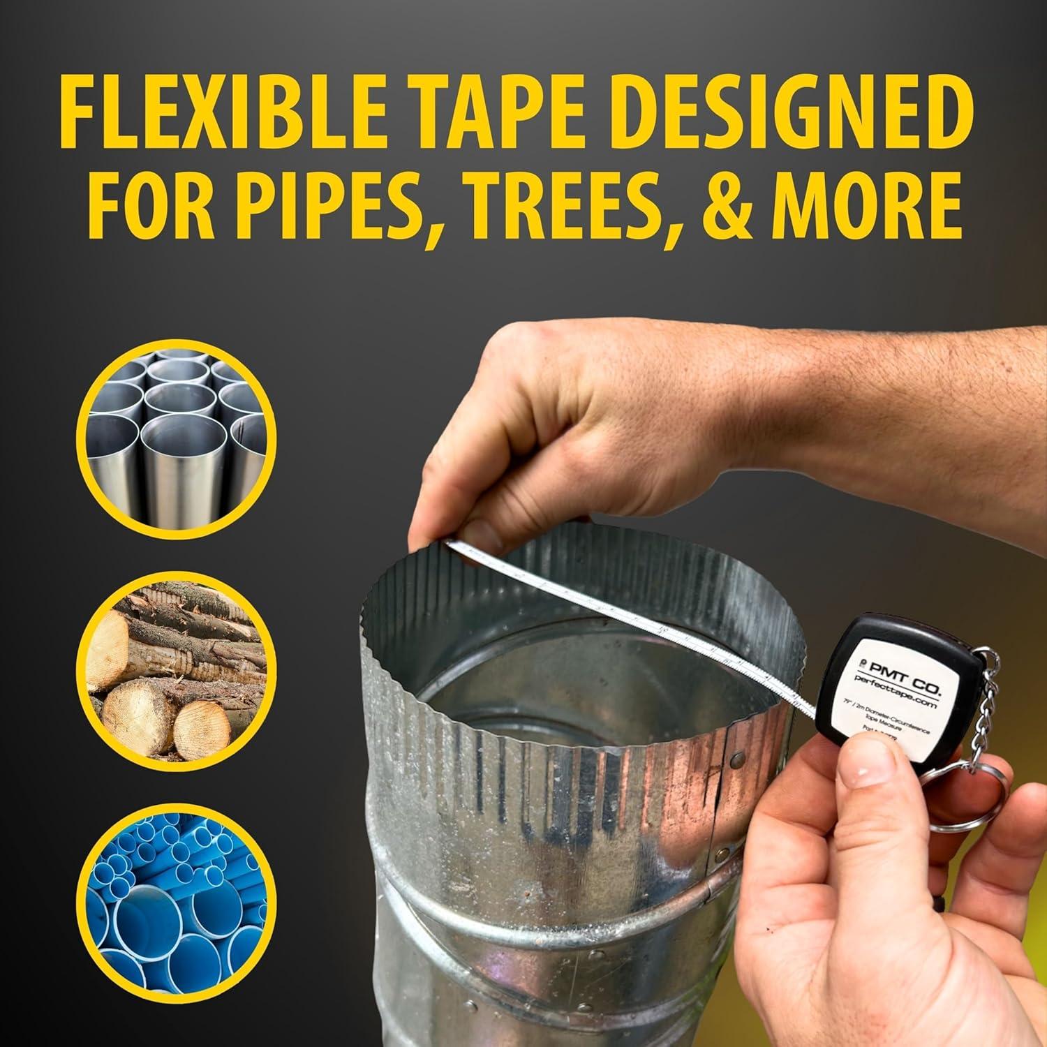 Cinta Métrica Perfecta 2m - Medición de Diámetro y Longitud