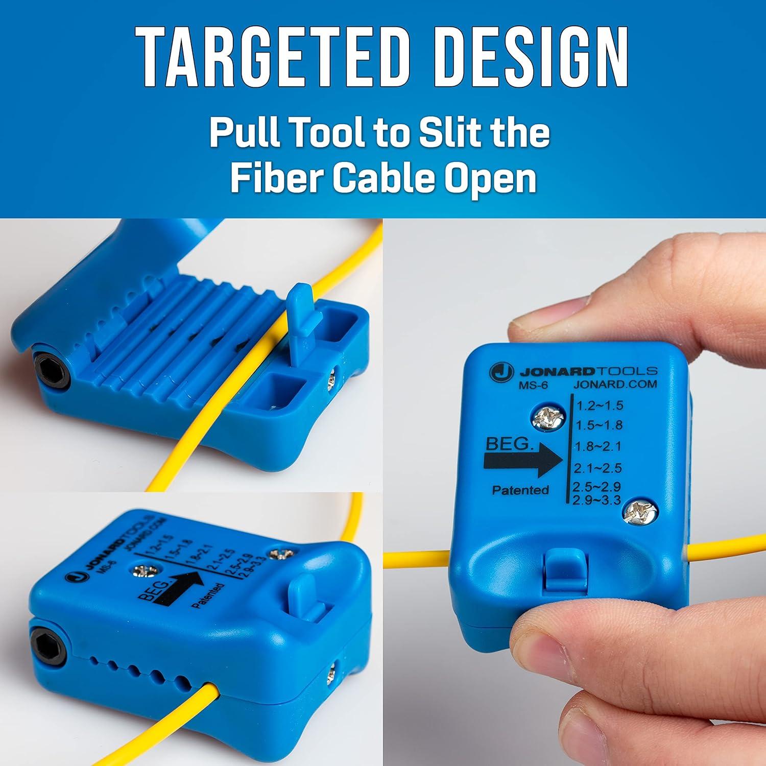 Cortador de Cable de Fibra Óptica Jonard MS-6 1.2-3.3 mm