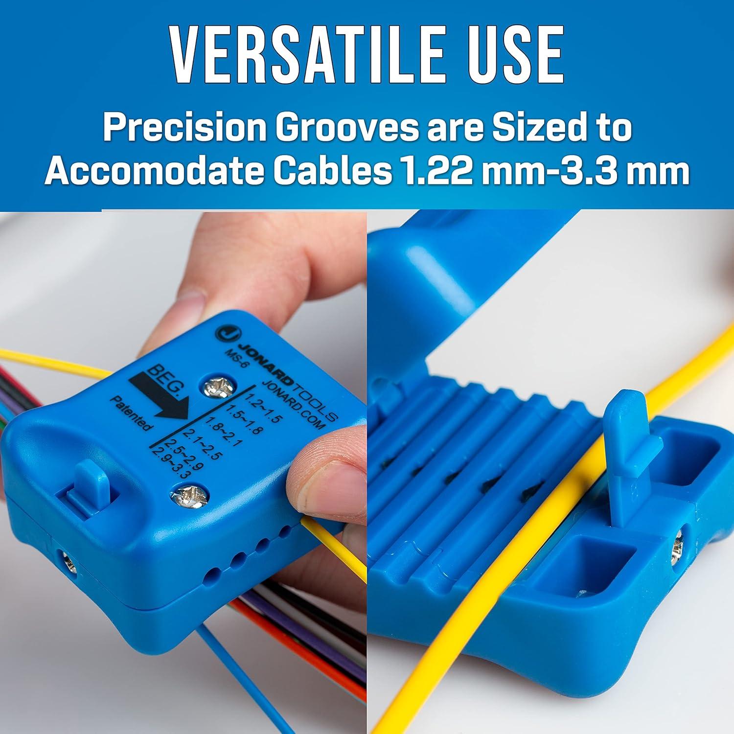Cortador de Cable de Fibra Óptica Jonard MS-6 1.2-3.3 mm
