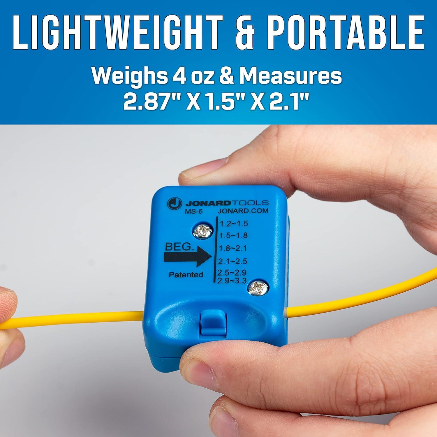 Cortador de Cable de Fibra Óptica Jonard MS-6 1.2-3.3 mm