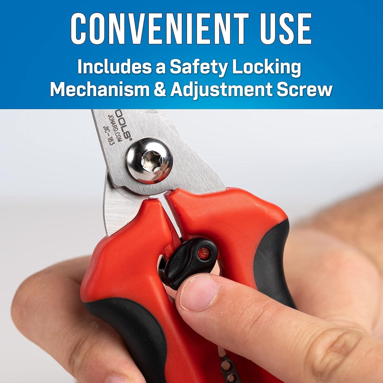 Tijeras de Servicio Pesado Jonard JIC-183 con Pelacables