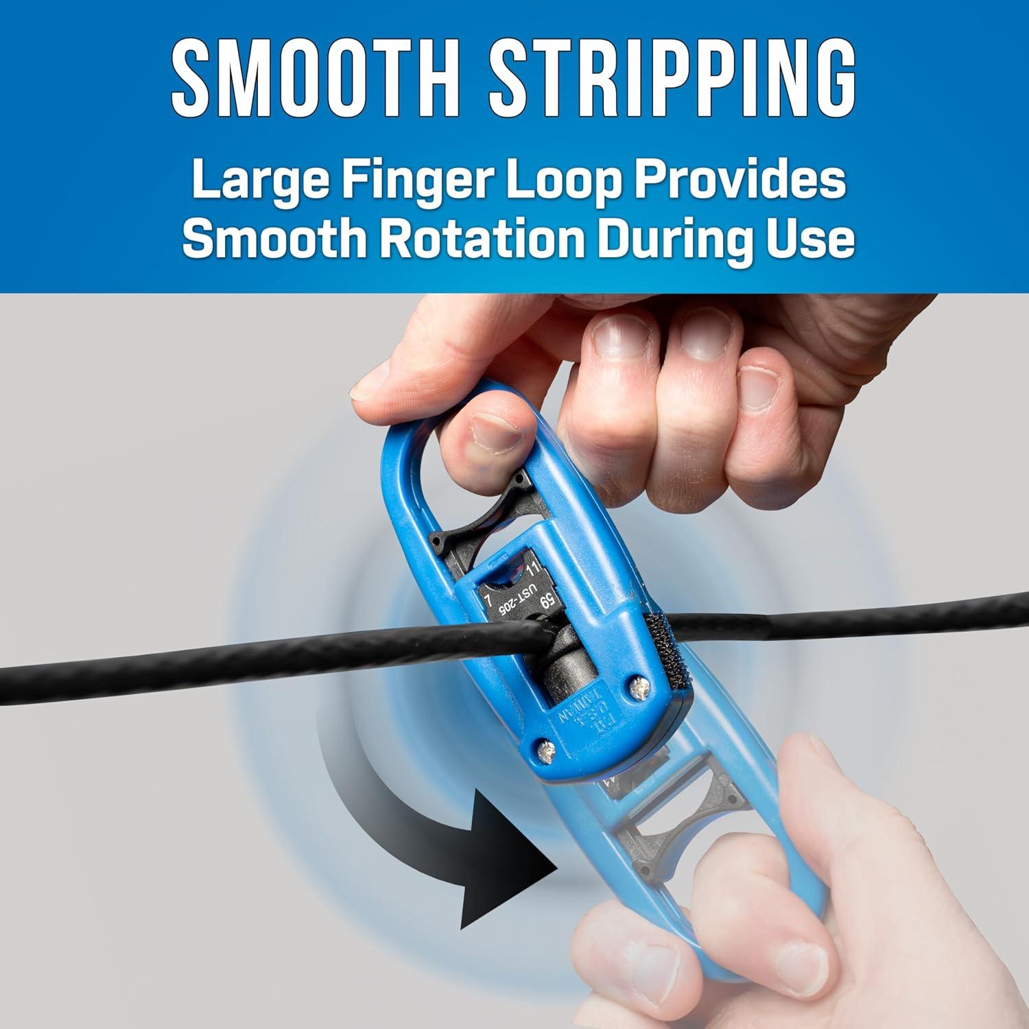 Destripador de Cable Coaxial Jonard CST-92 para RG59, RG6 y RG11