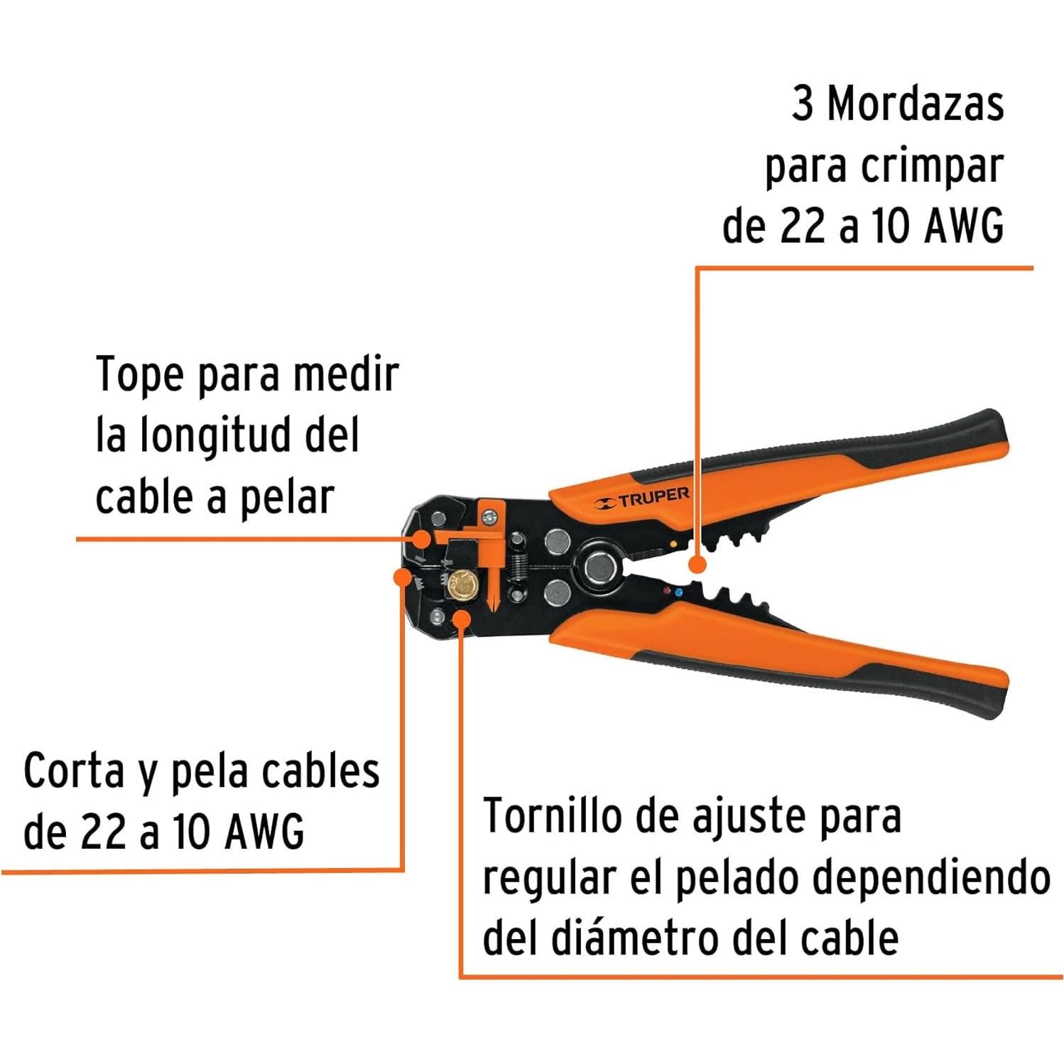 Pelacables Automático Truper PEC-AUT 70.6x29.5 cm