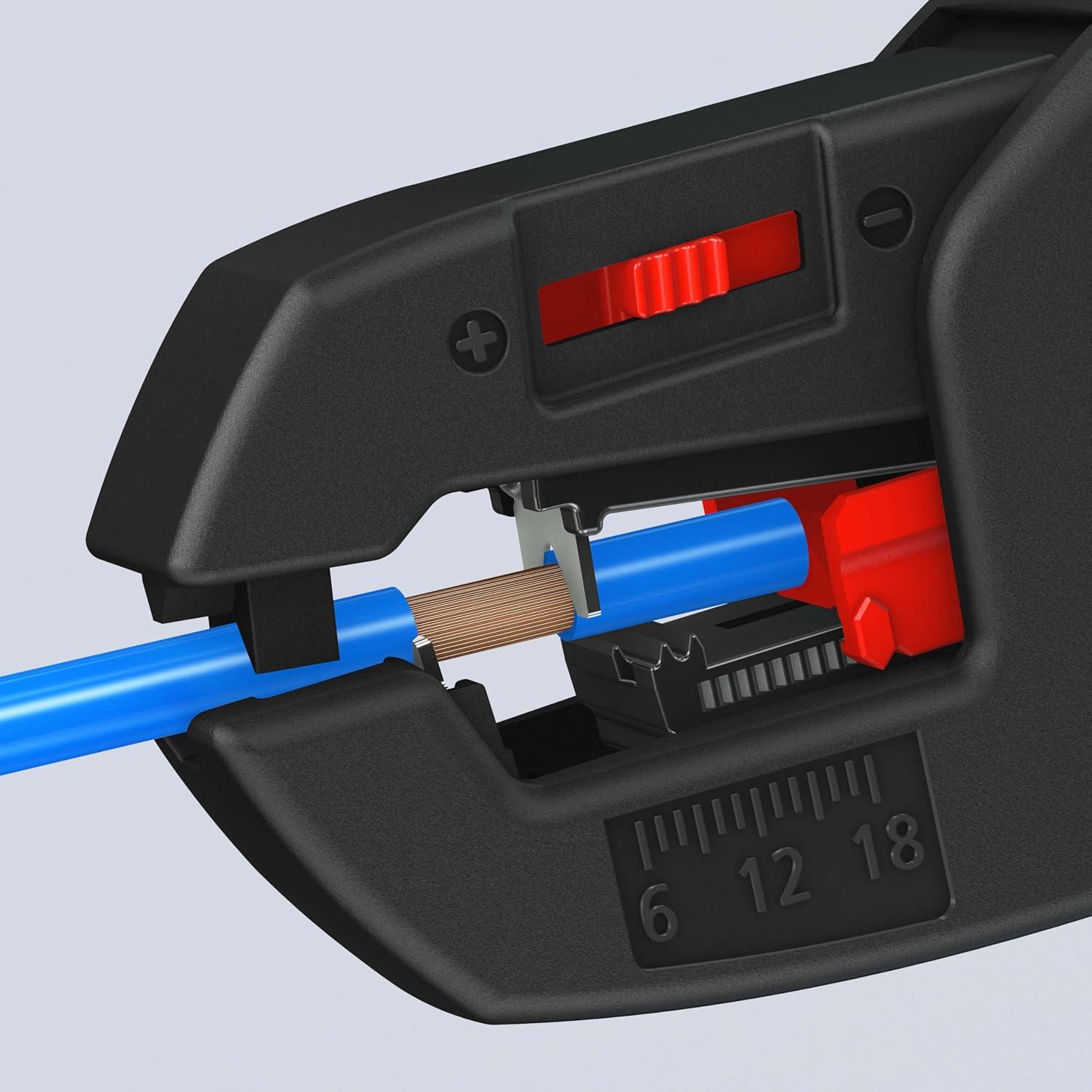 Desforrador de Aislamiento Knipex 180 mm para Cables