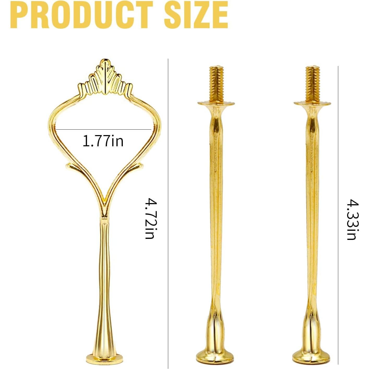 Kit de Soporte de Pasteles ZUDKSUY 6 Juegos 3 Niveles Multicolor