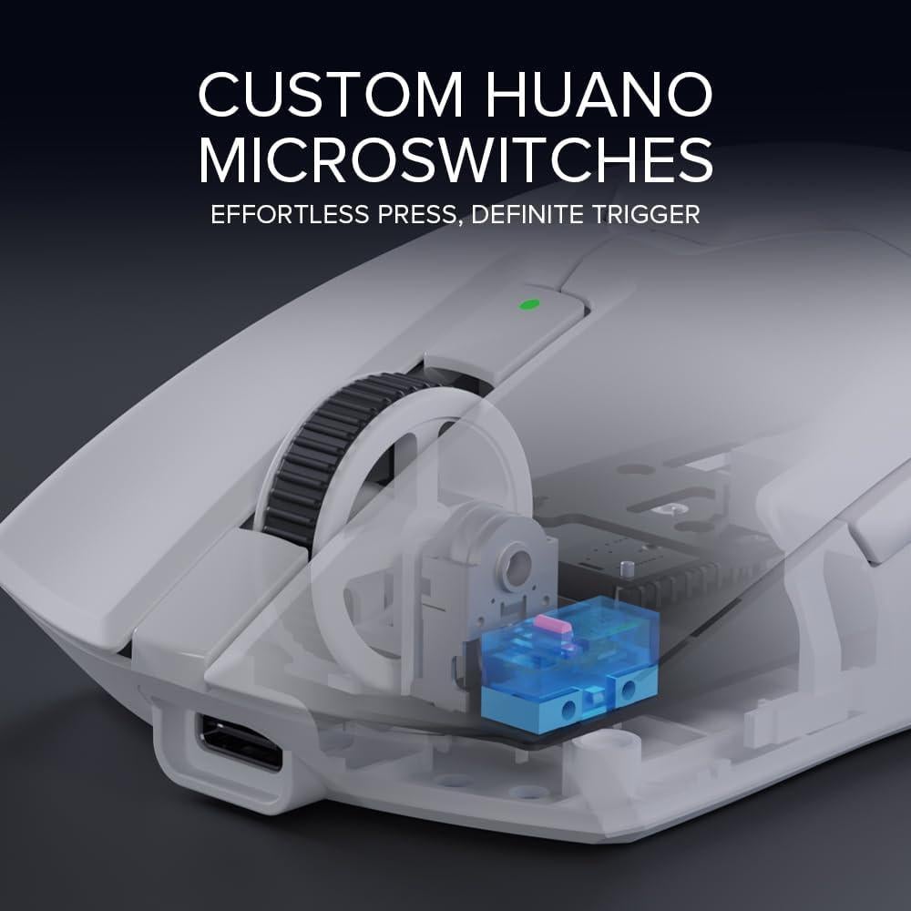 DeLUX M800 Ultra Ratón Gaming Inalámbrico 26000DPI Blanco