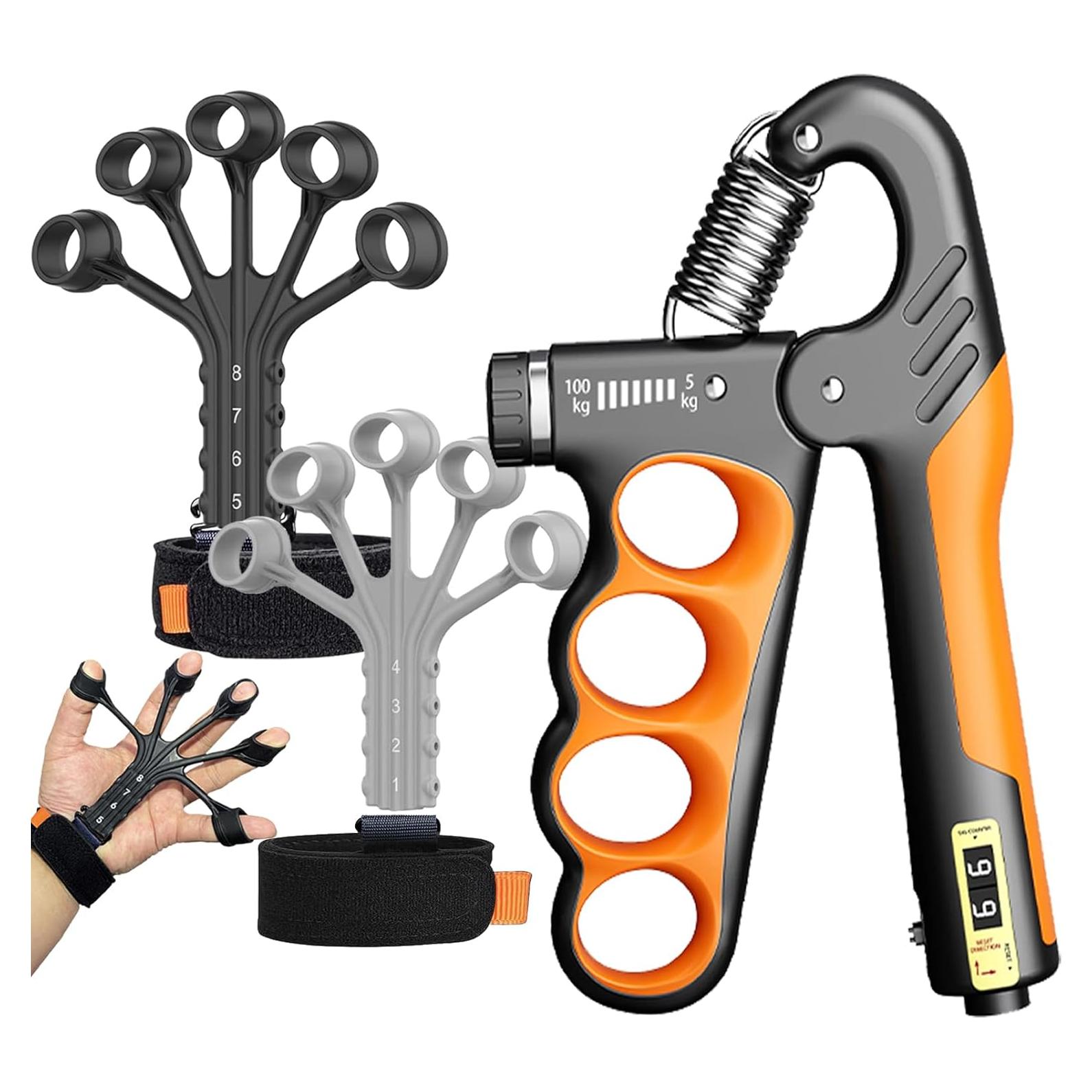 Fortalecedor de Mano YESIMET Ajustable 11-100KG Rehabilitación