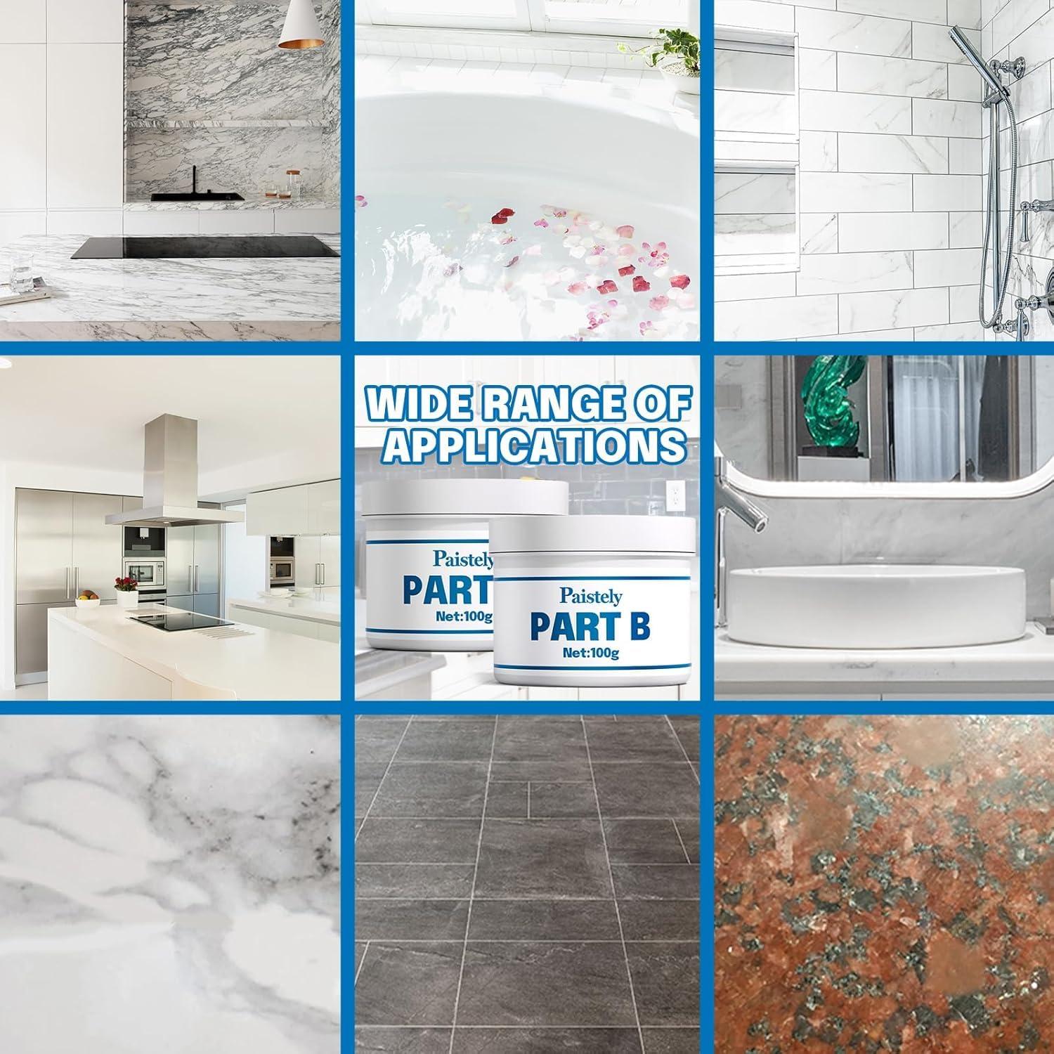 Kit de Reparación de Granito y Mármol Paistely 200g - Impermeable