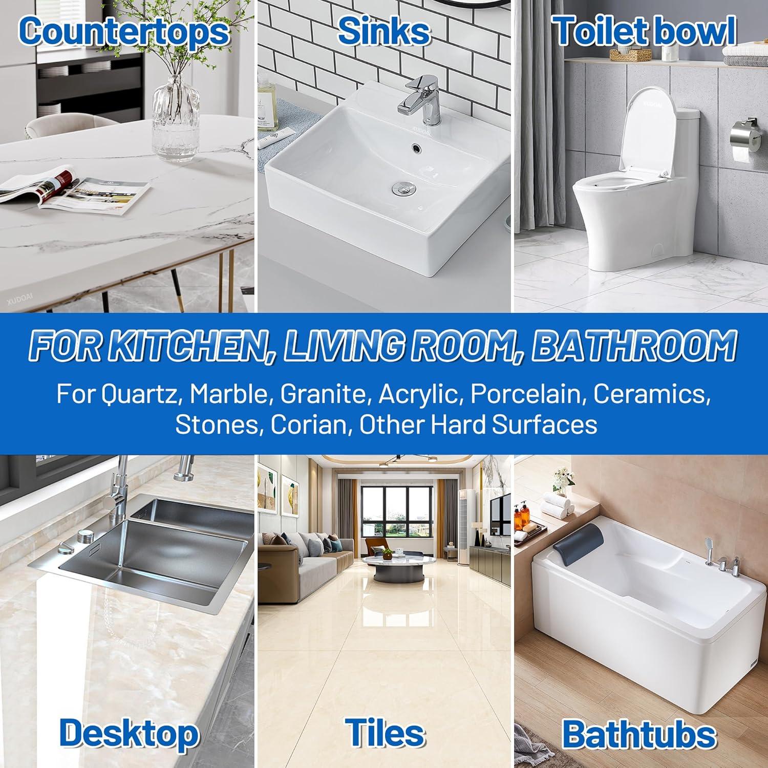 Kit de Reparación de Encimeras XUDOAI 10.4ml Curado Rápido