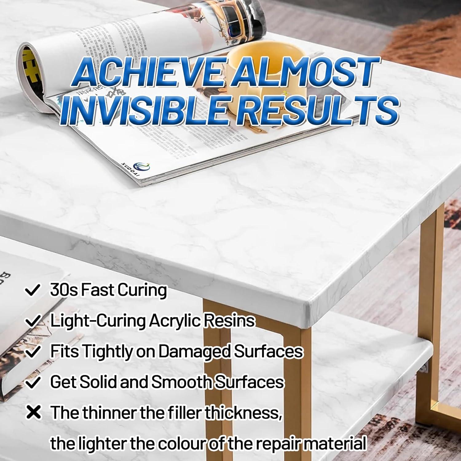 Kit de Reparación de Encimeras XUDOAI 10.4ml Curado Rápido