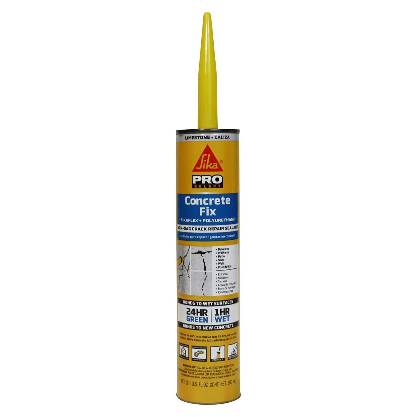 Sellador elástico Sika Sikaflex Concrete Fix 298 ml para grietas