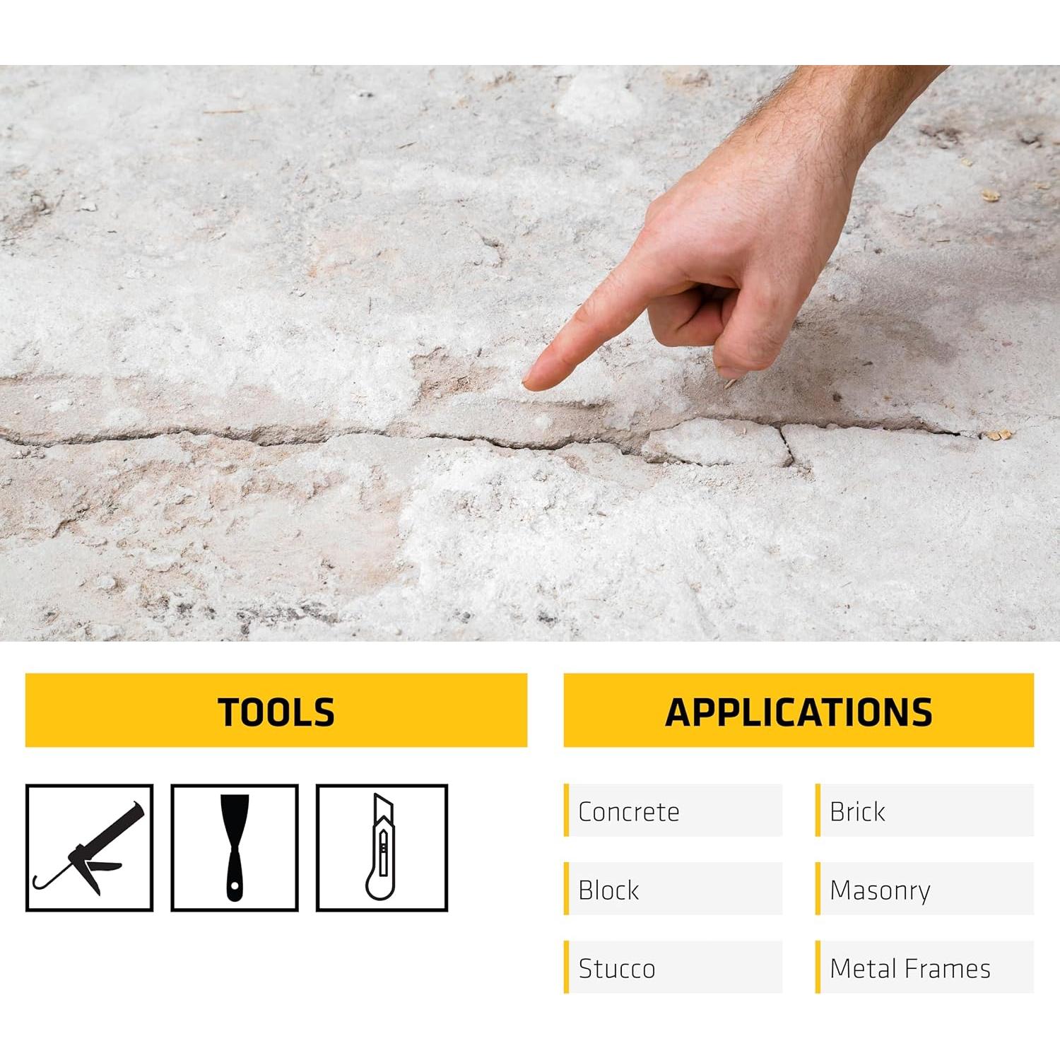 Sellador elástico Sika Sikaflex Concrete Fix 298 ml para grietas