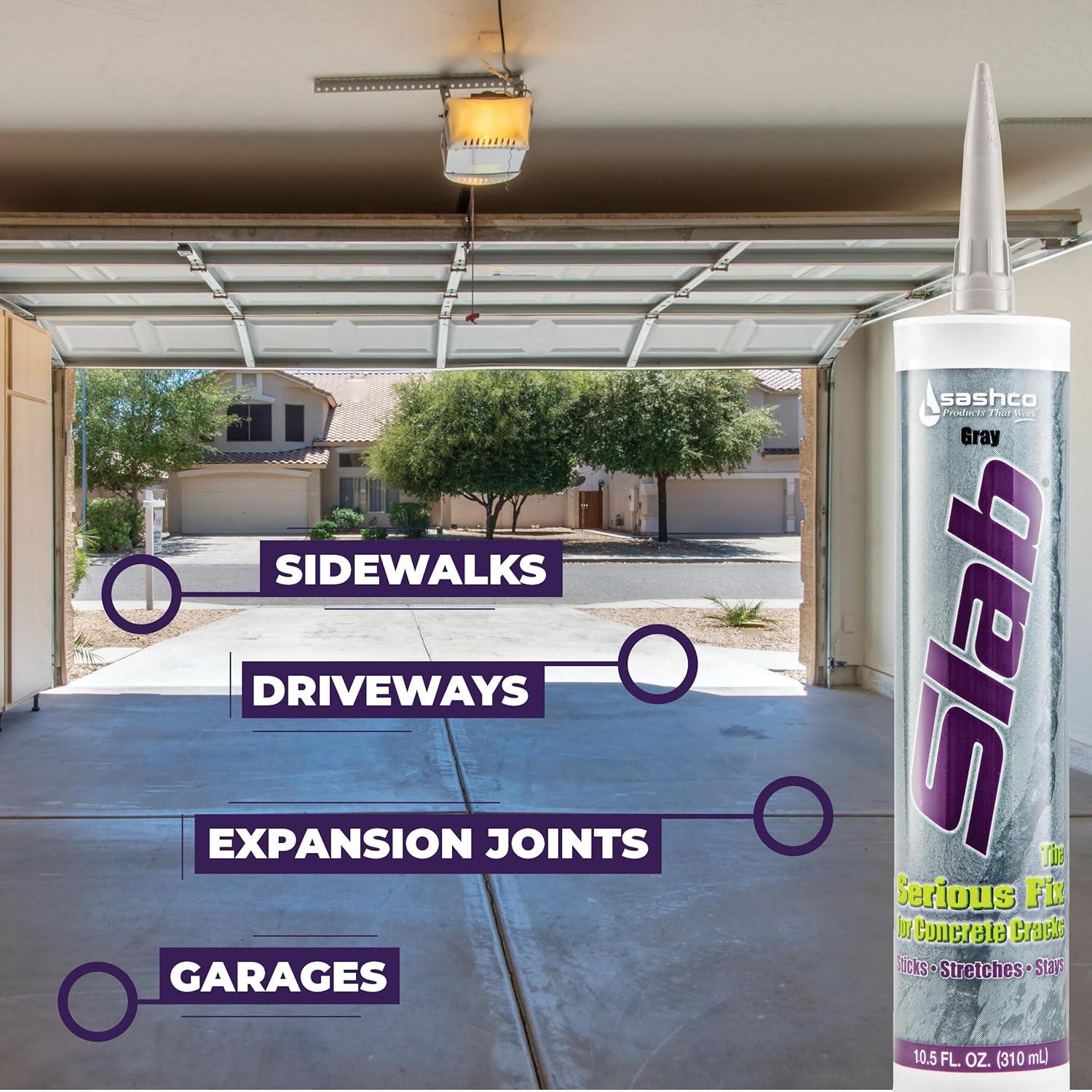 Sellador de Grietas en Concreto Sashco 16210, 12 Cartuchos 300ml