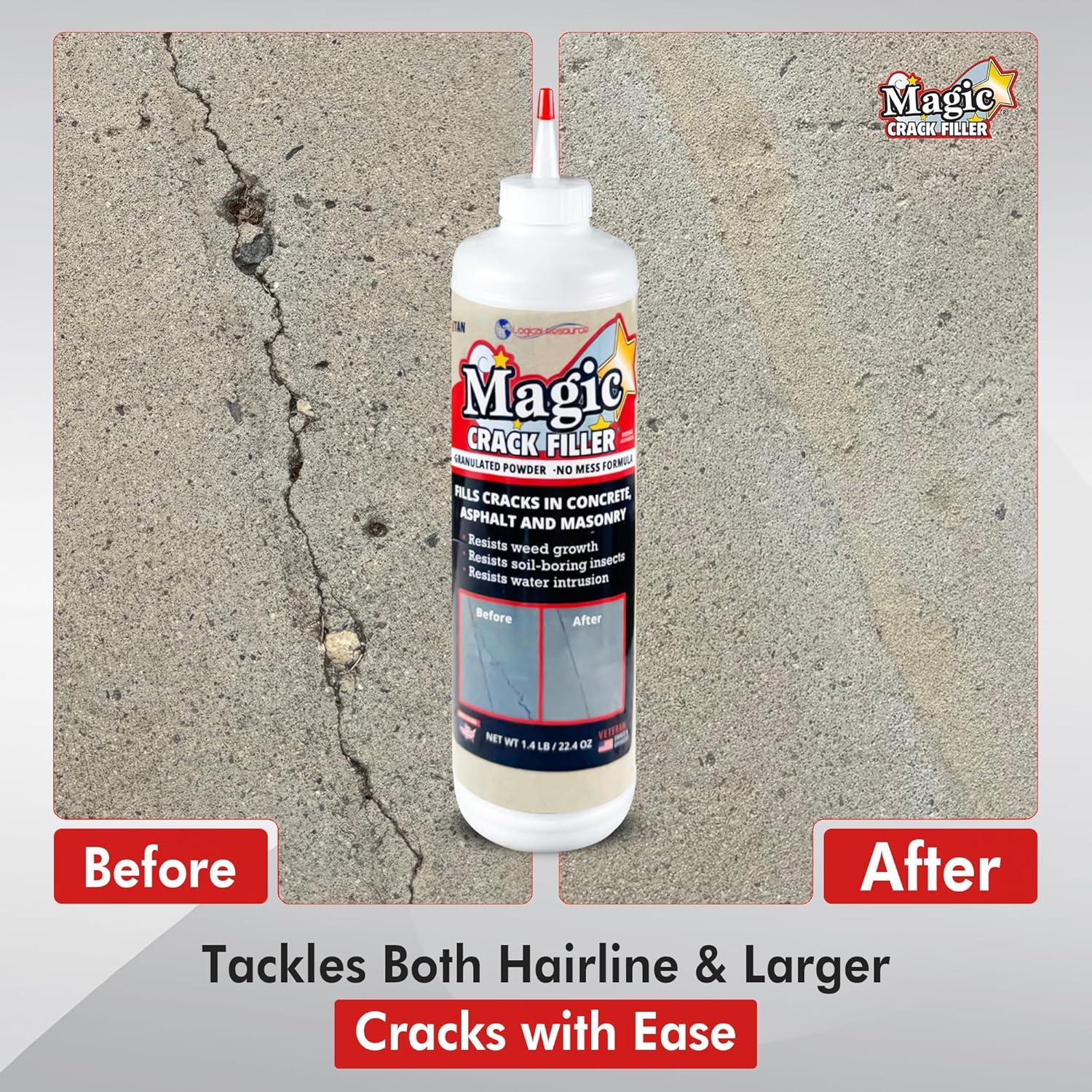 Relleno de Grietas Magic 635g - Reparación Concreto y Asfalto