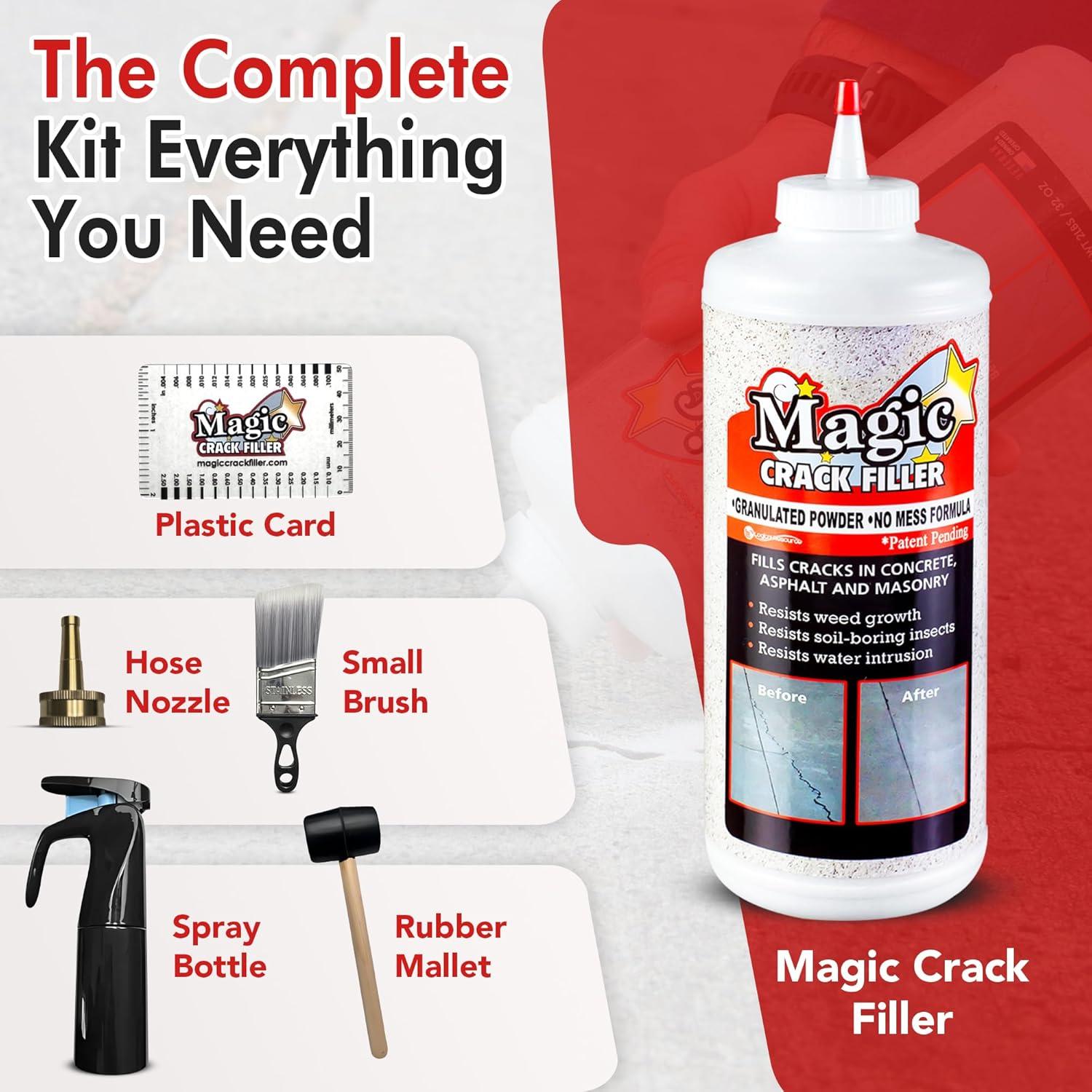 Kit de Inicio Relleno de Grietas Mágico 1.13 kg con Herramientas